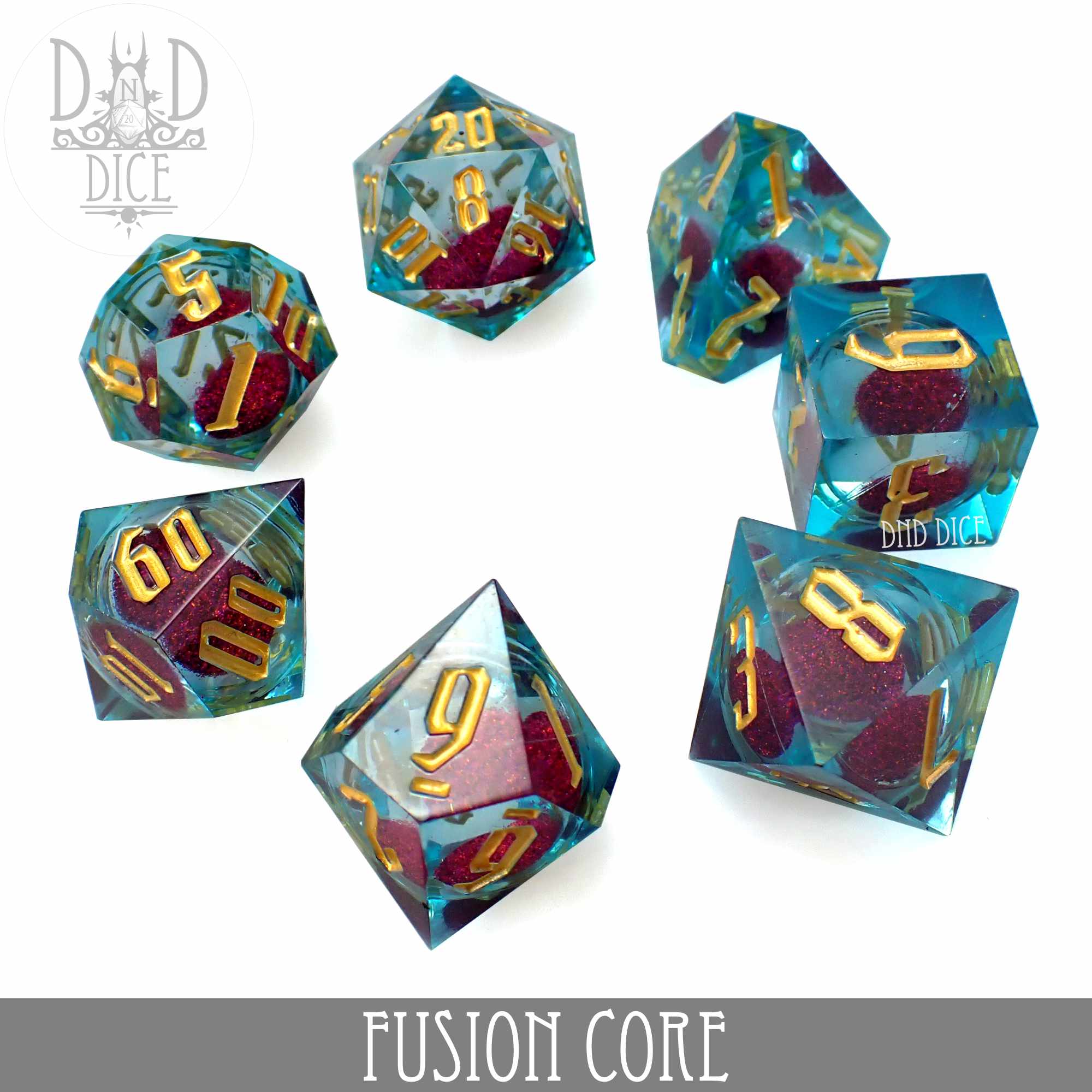 Fusion Core Liquid Core Dice Set - Image 3