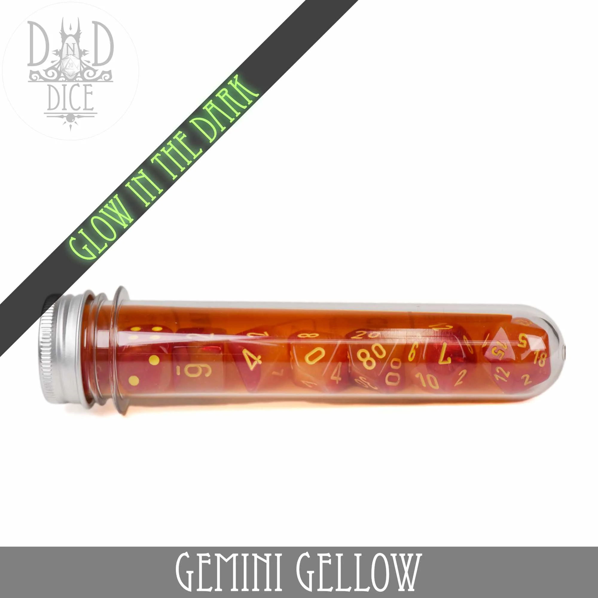 Gemini Gellow 8 Dice Set - Image 5