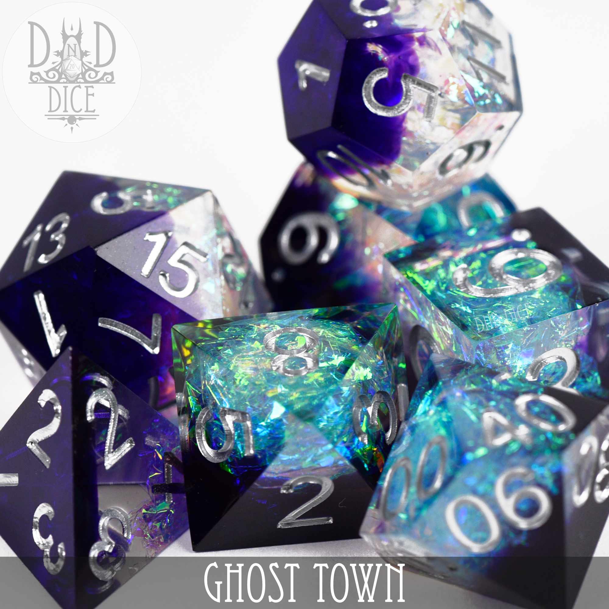 Ghost Town Handmade Dice Set - Image 2