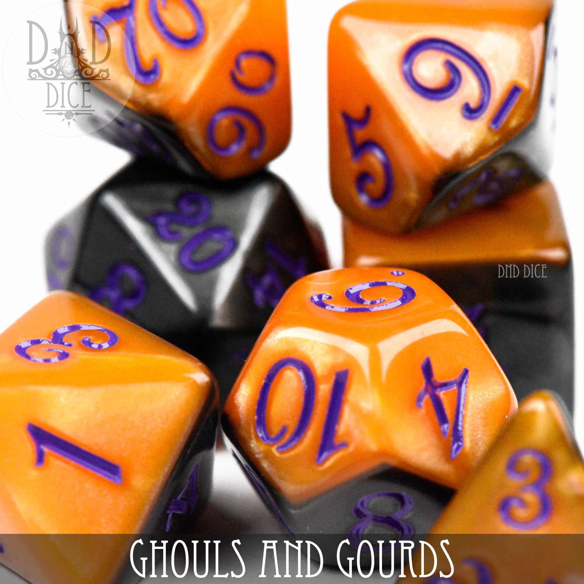 Ghouls and Gourds Dice Set - Image 2
