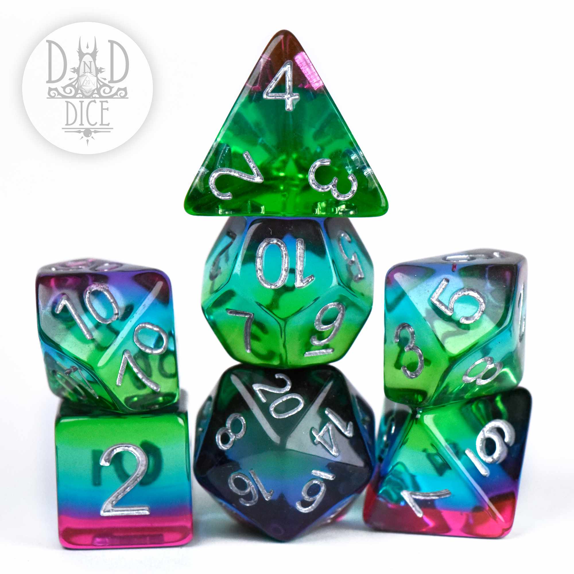 Glamorous Glade Dice Set
