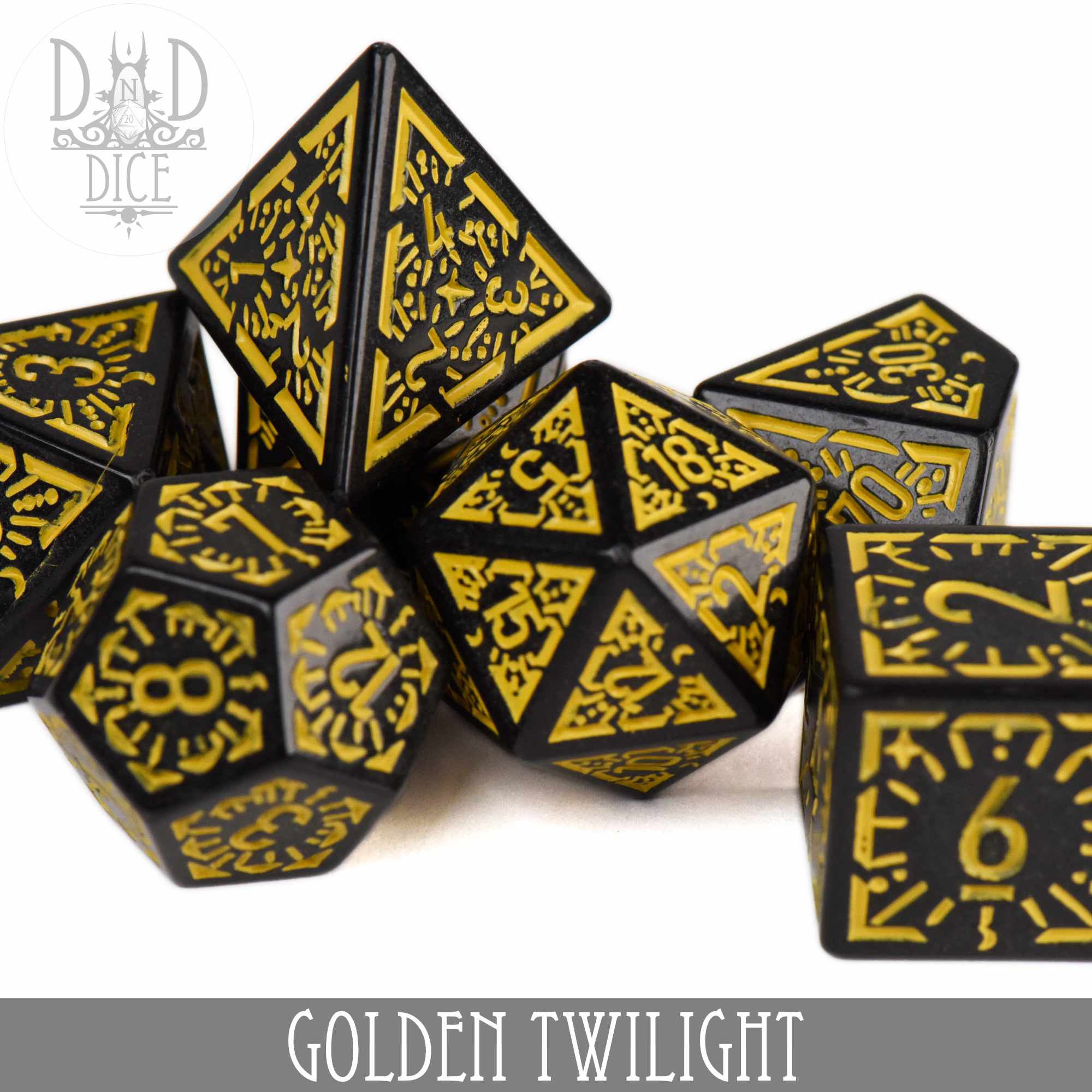 Golden Twilight Dice Set - Image 2