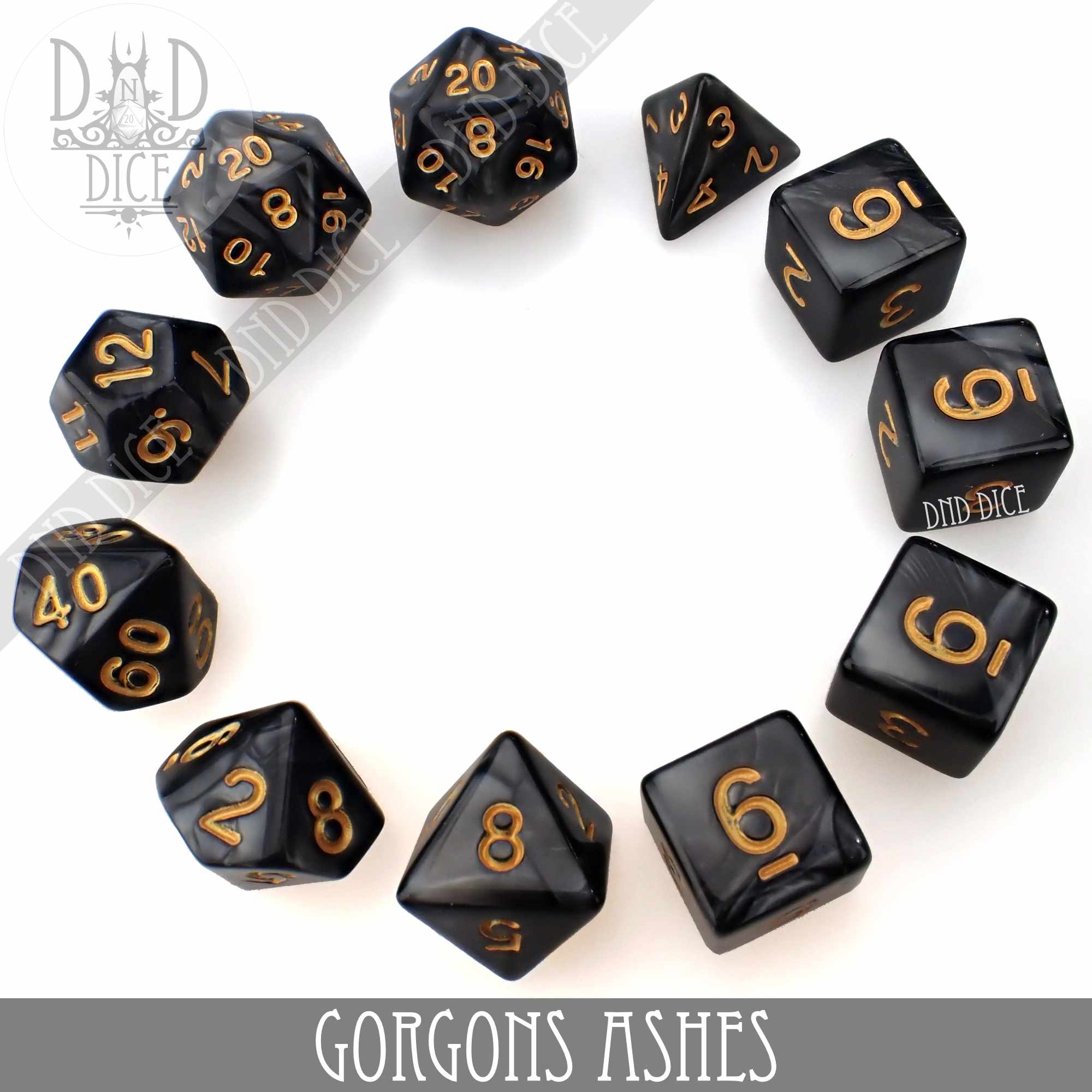 Gorgons Ashes 7 or 11 Dice Set - Image 3