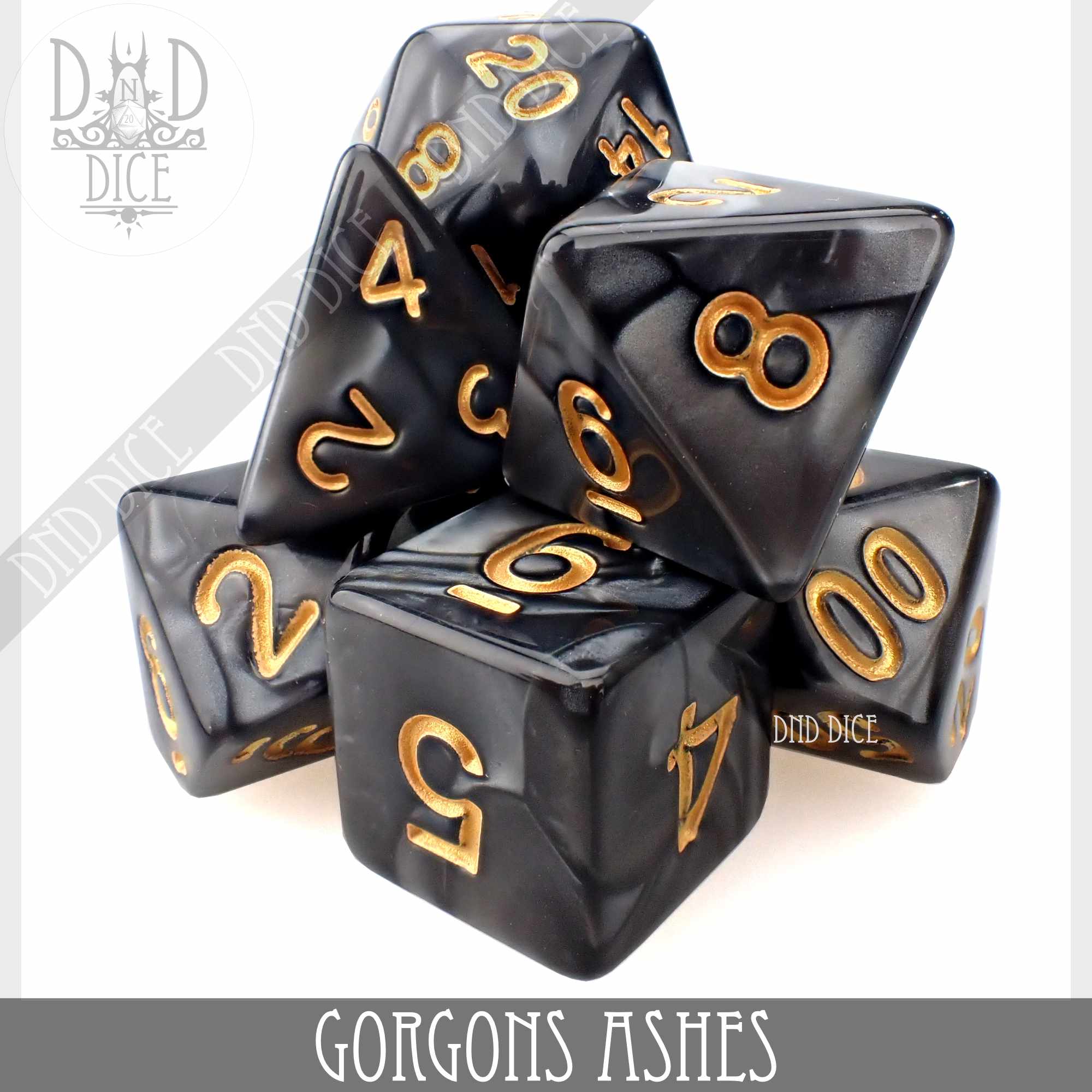 Gorgons Ashes 7 or 11 Dice Set - Image 4
