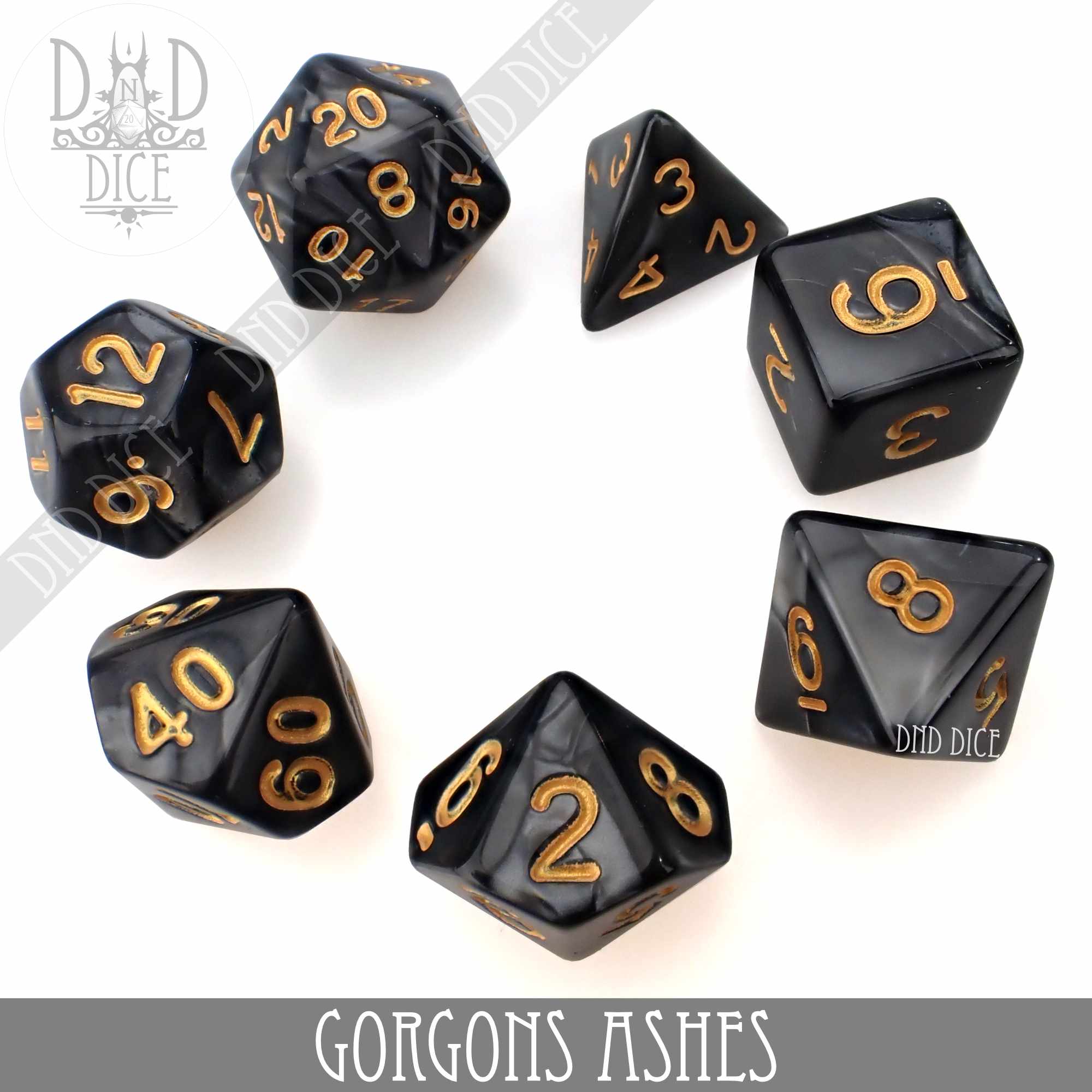Gorgons Ashes 7 or 11 Dice Set - Image 5