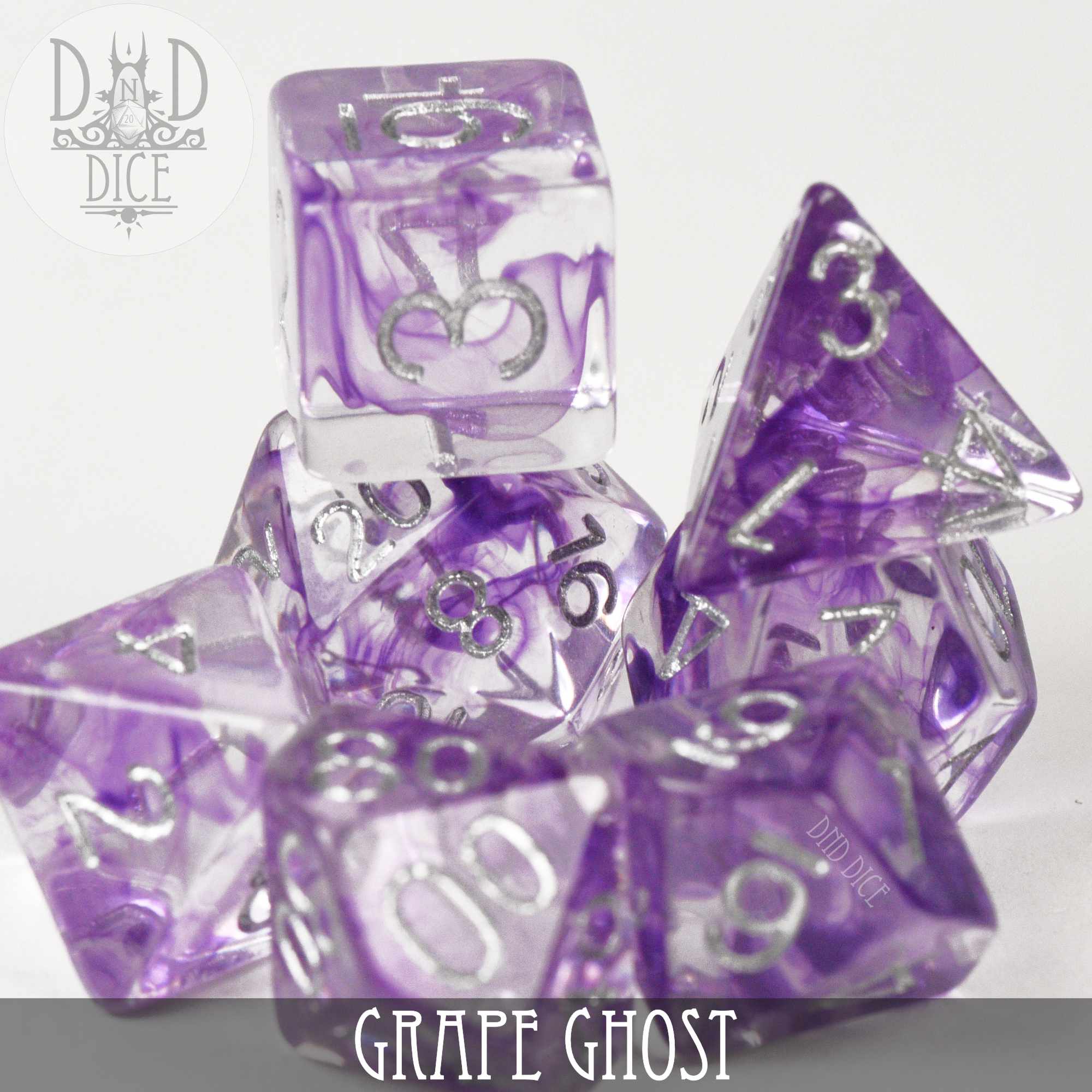Grape Ghost Dice Set - Image 2