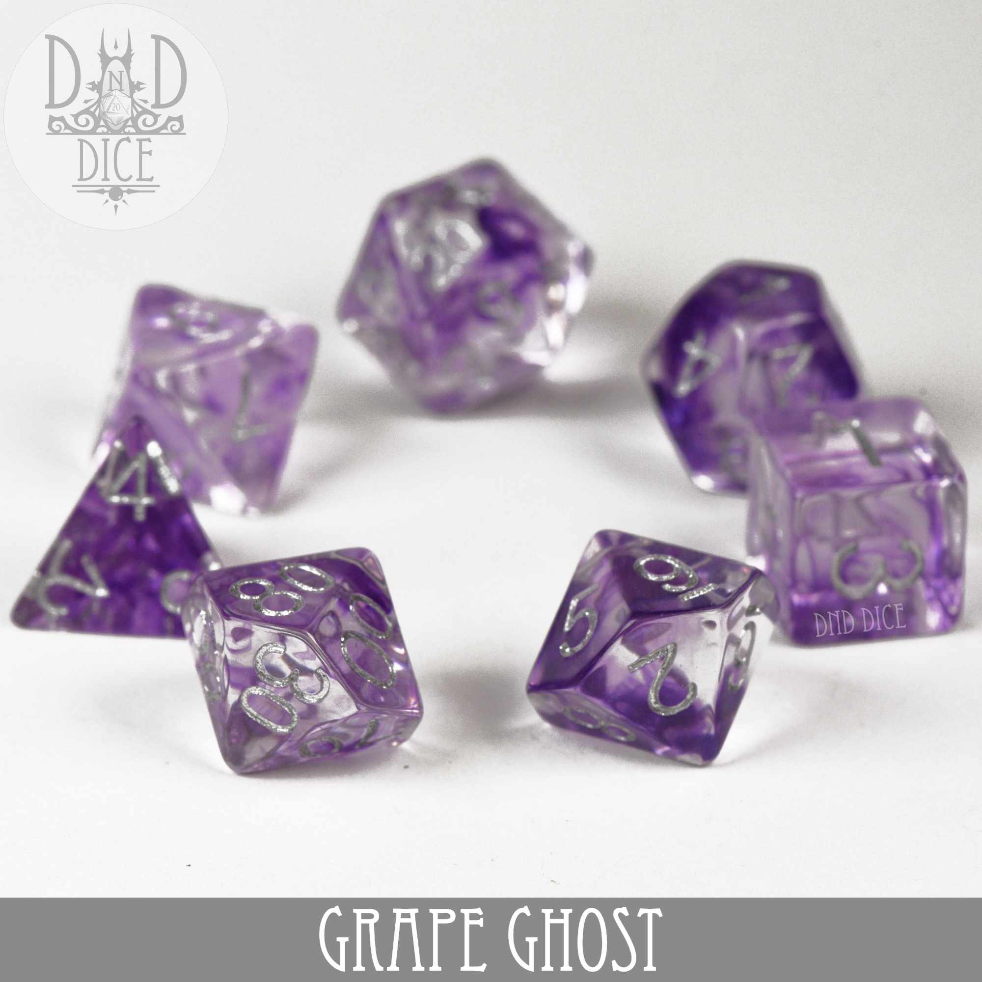 Grape Ghost Dice Set - Image 3