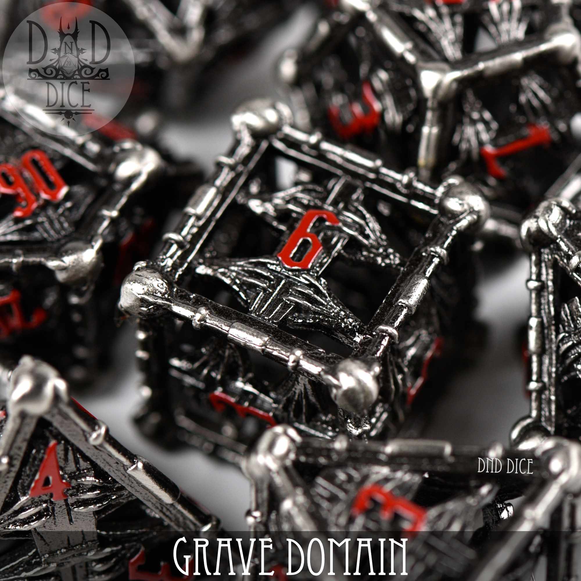 Grave Domain Metal Dice Set (Gift Box) - Image 4