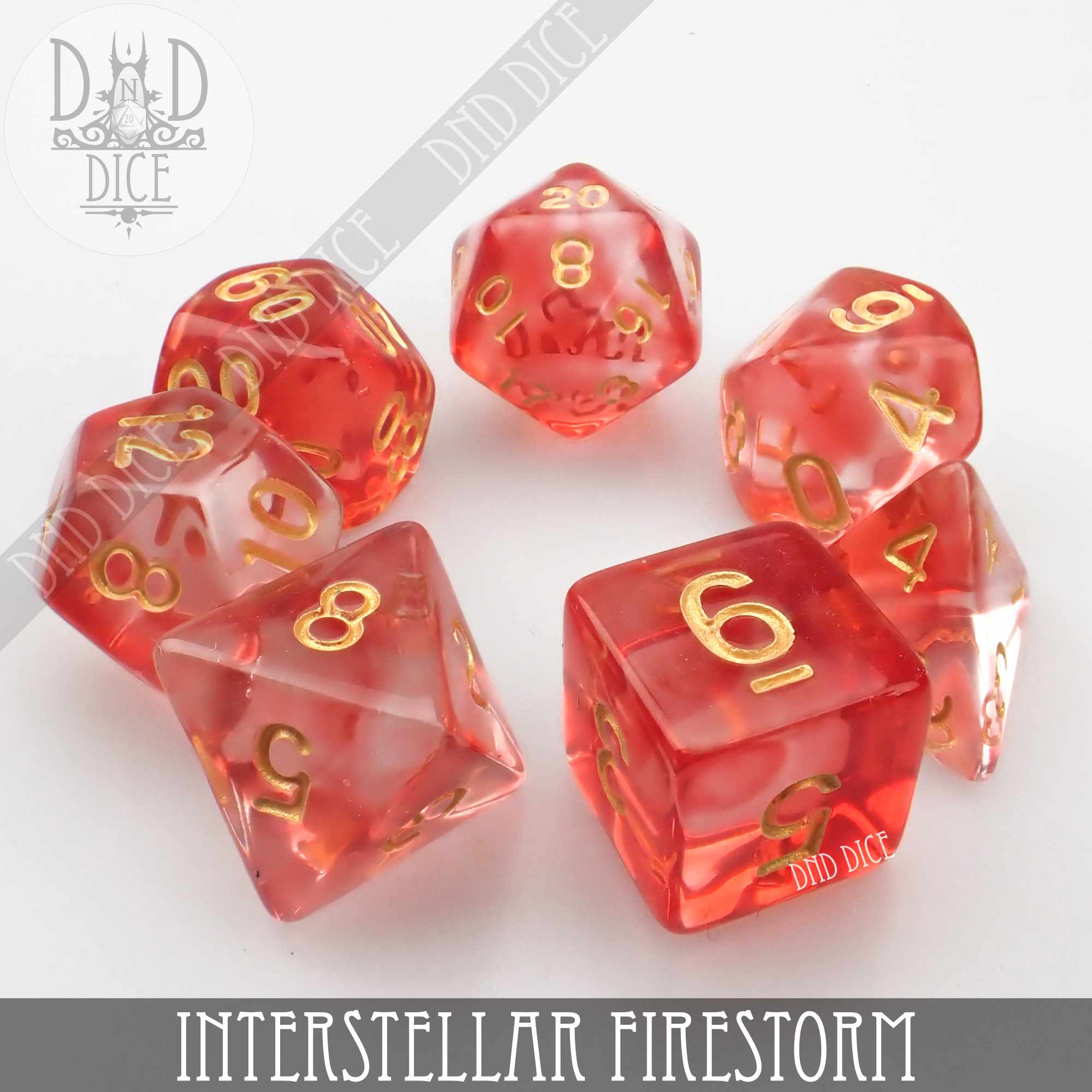 Interstellar Firestorm Dice Set - Image 3