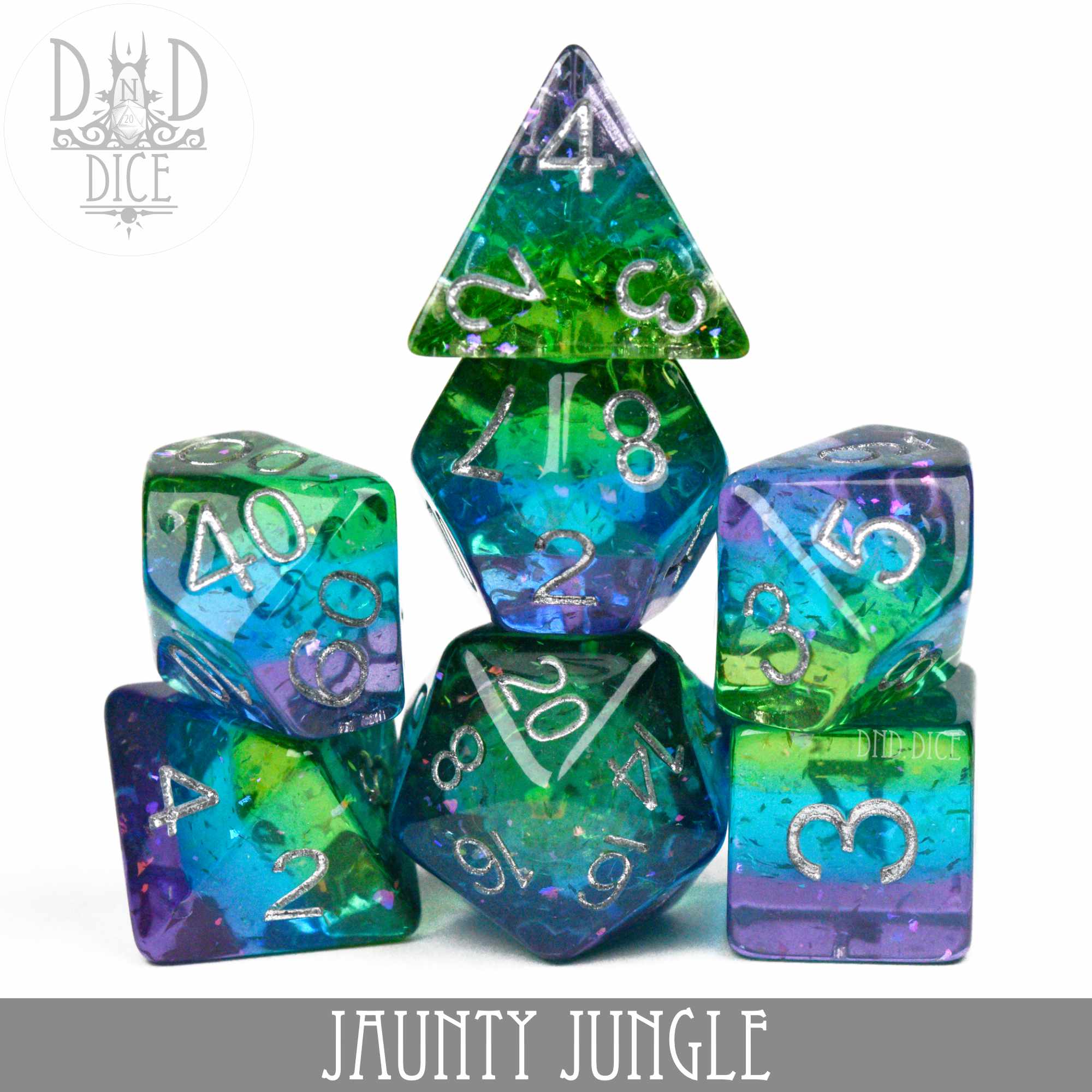 Jaunty Jungle Dice Set - Image 2
