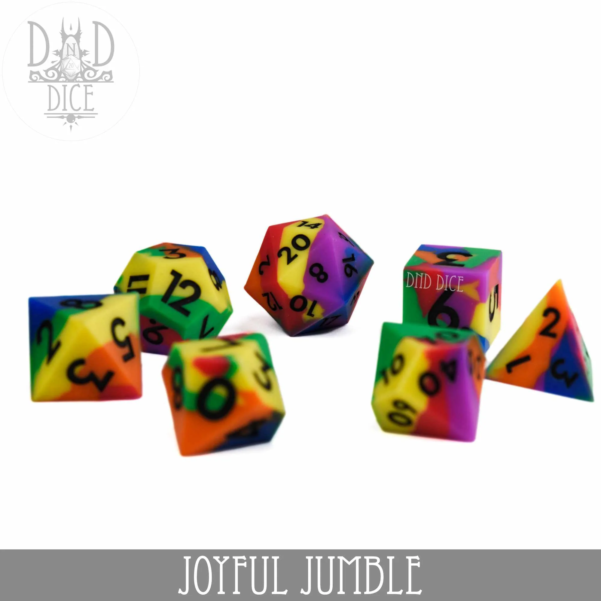 Joyful Jumble Silicone Dice Set - Image 3