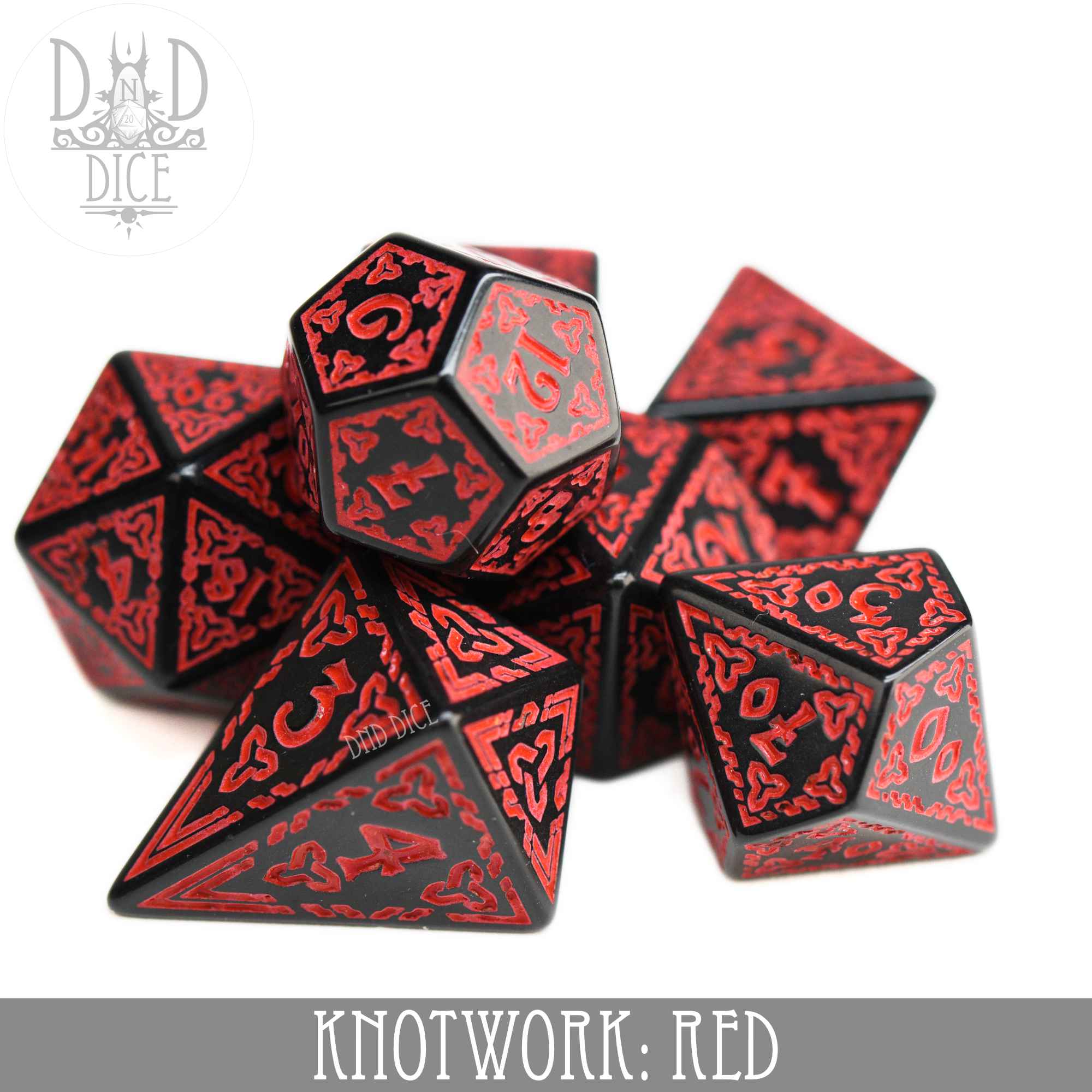 Knotwork: Red Dice Set - Image 2