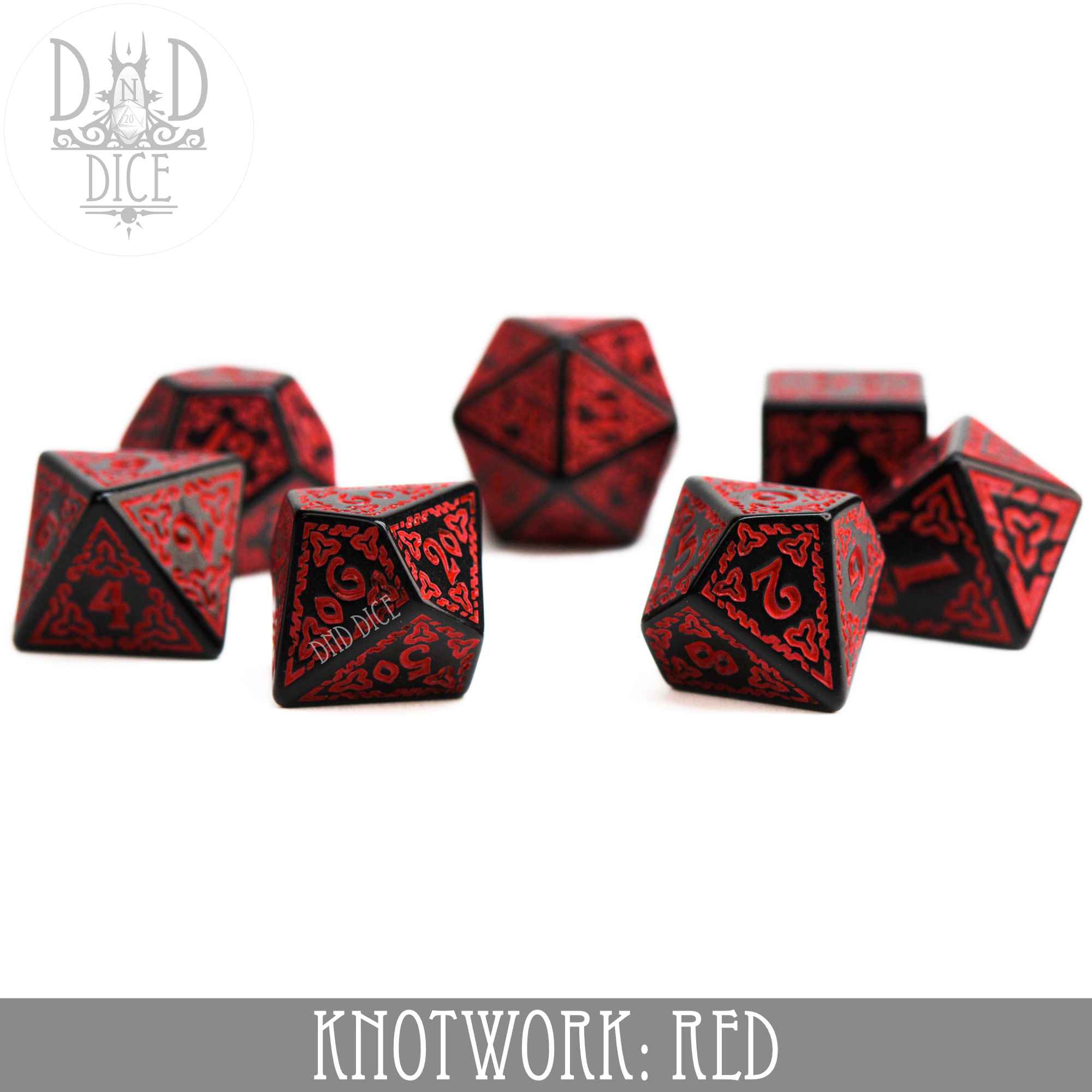 Knotwork: Red Dice Set - Image 3