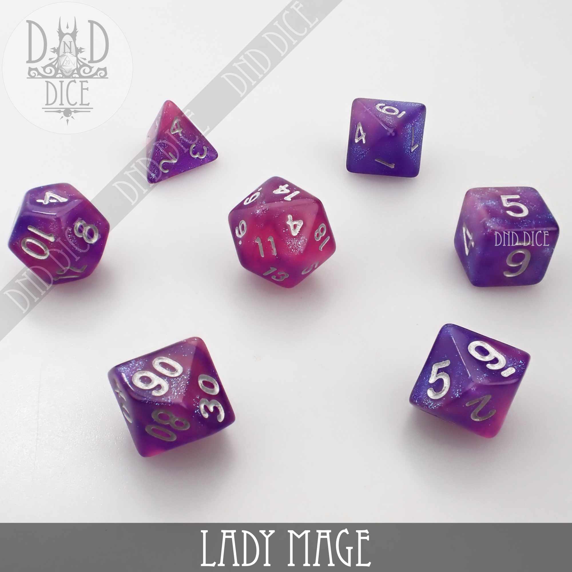 Lady Mage Dice Set - Image 3