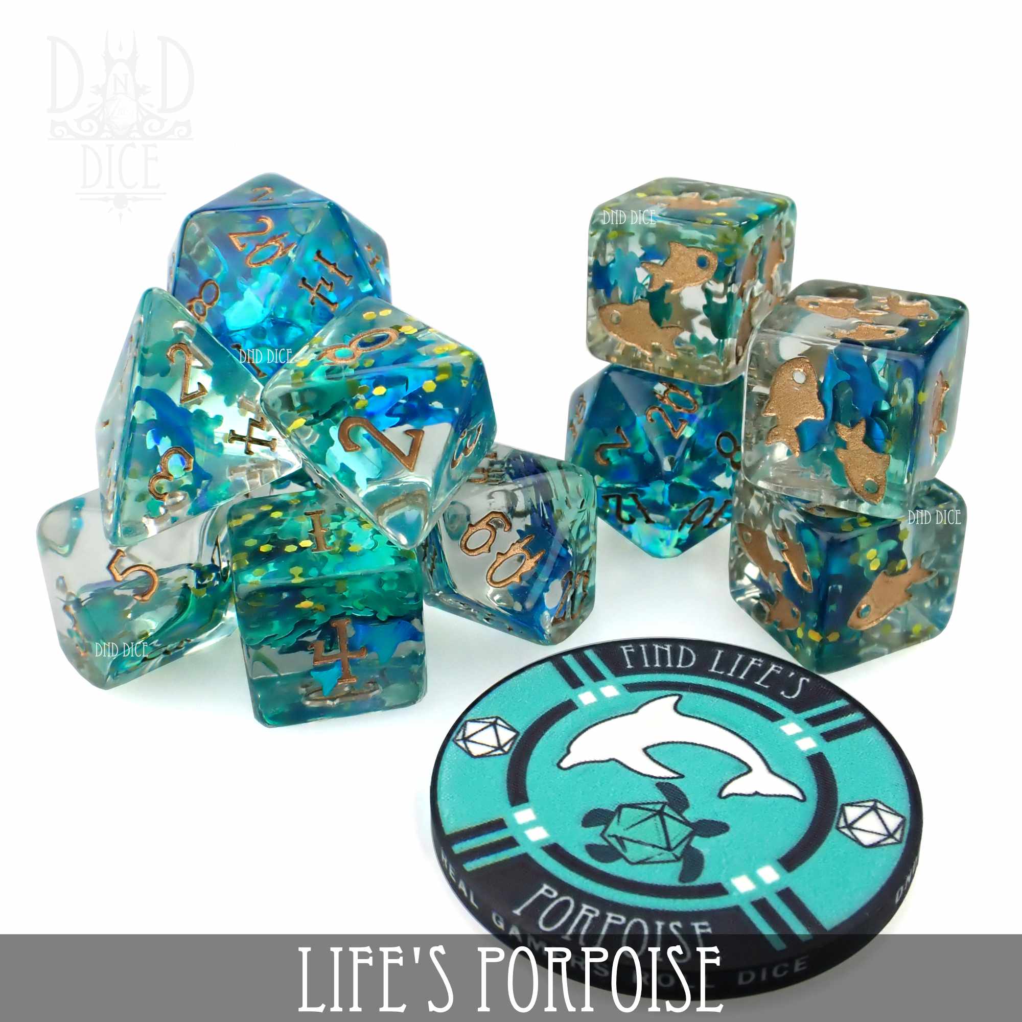 Life's Porpoise 11 Dice Set - Image 4