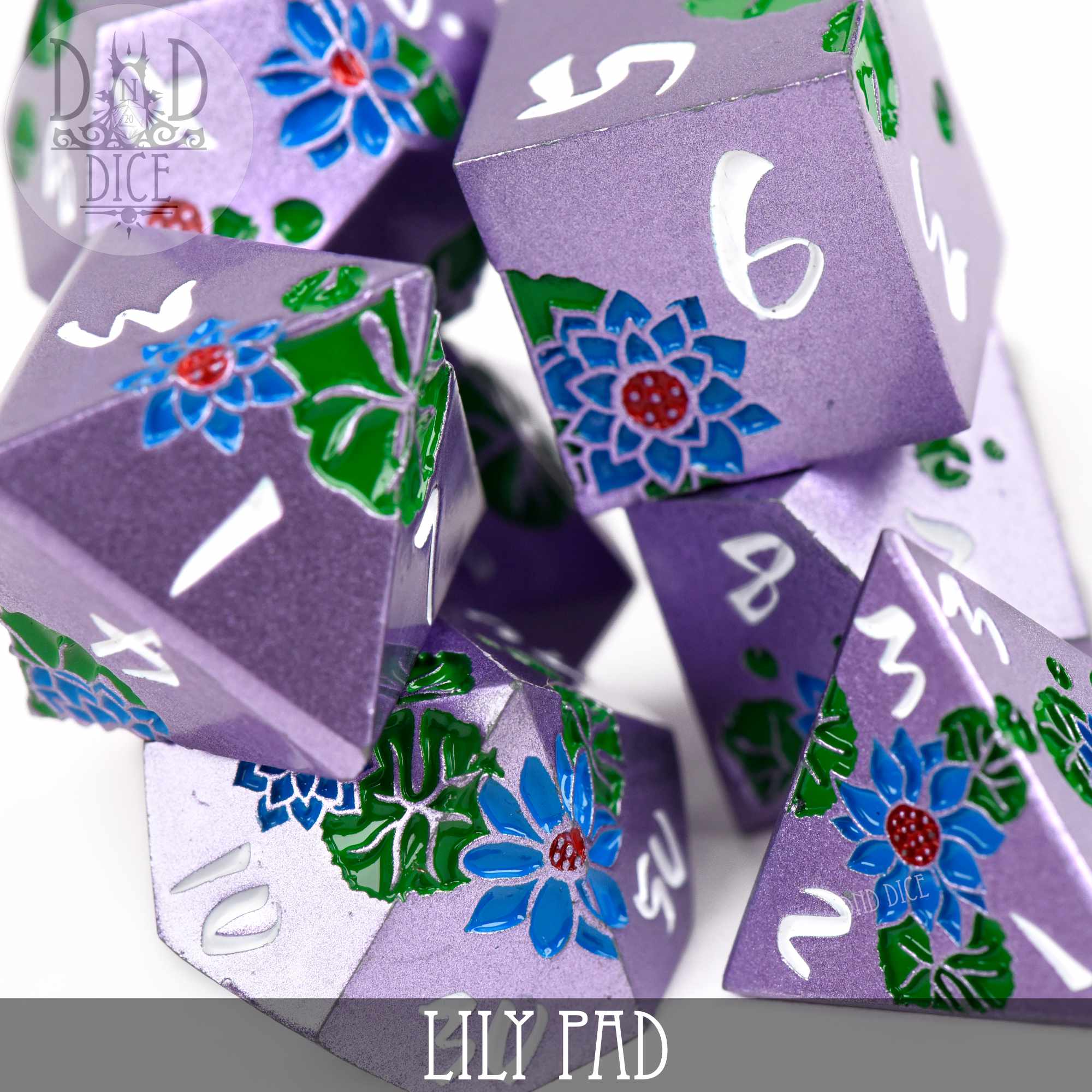Lily Pad Metal Dice Set - Image 2