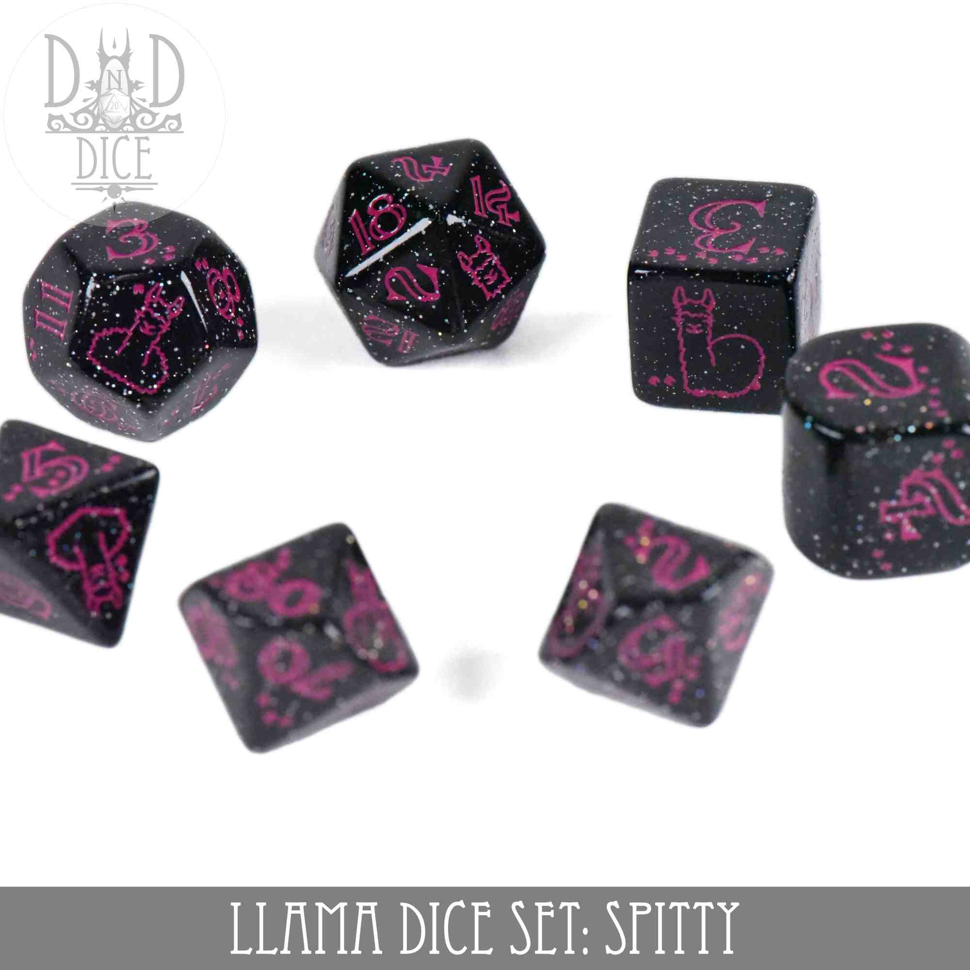 Llama Dice Set: Spitty - Image 3
