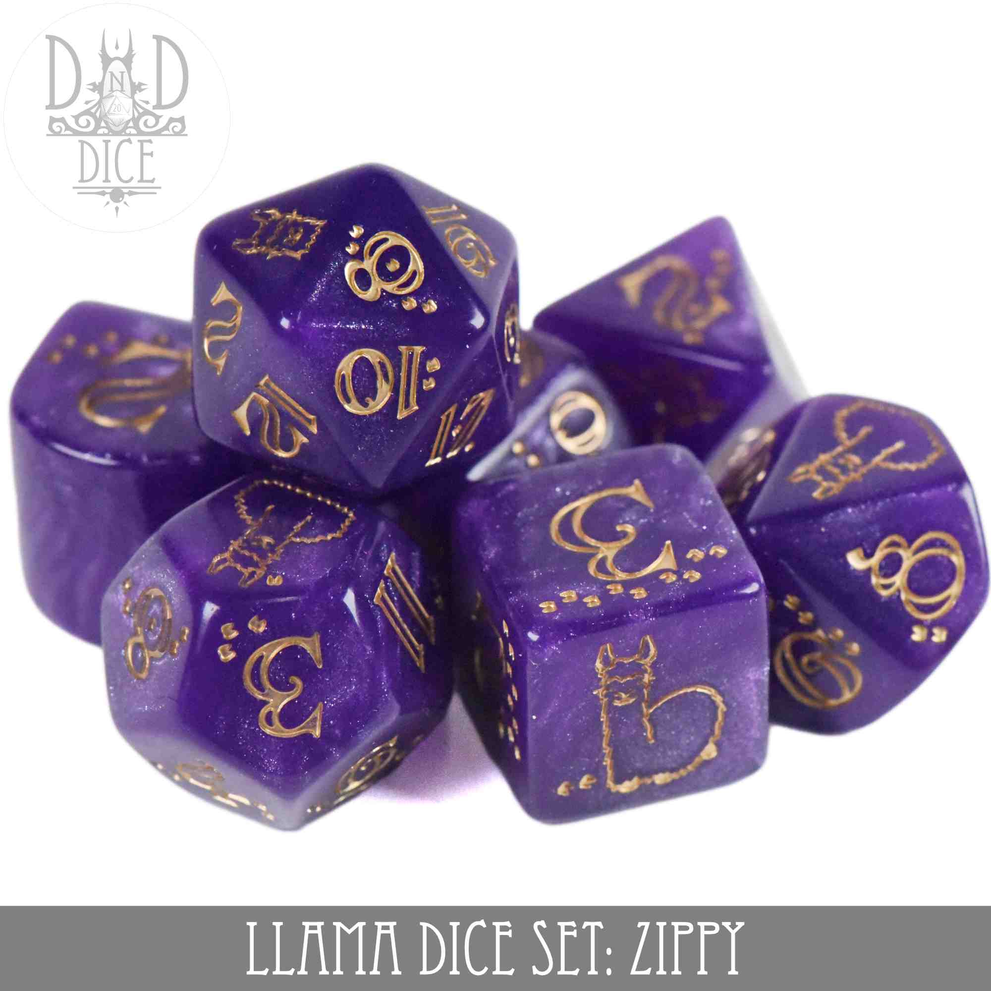 Llama Dice Set: Zippy - Image 2