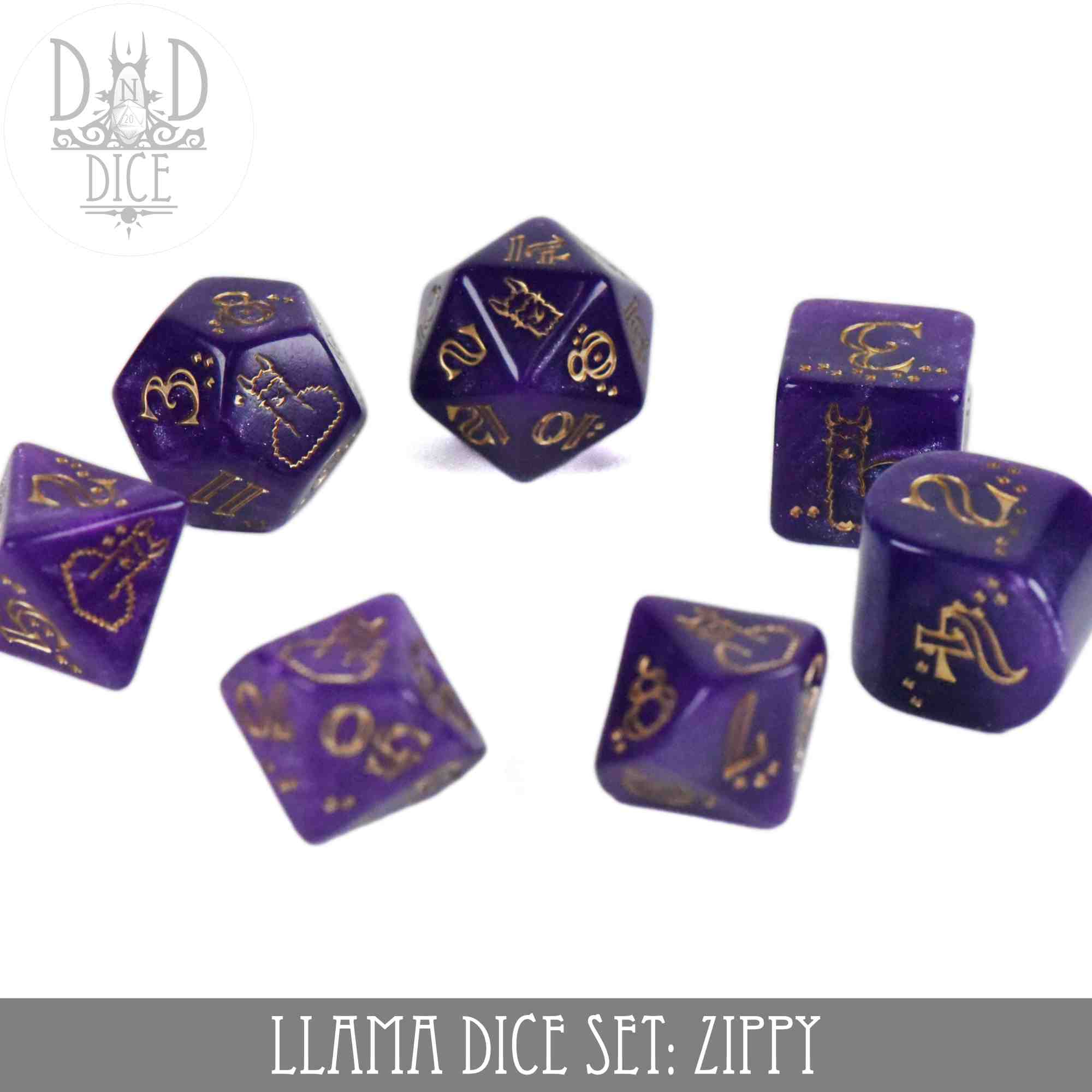 Llama Dice Set: Zippy - Image 3