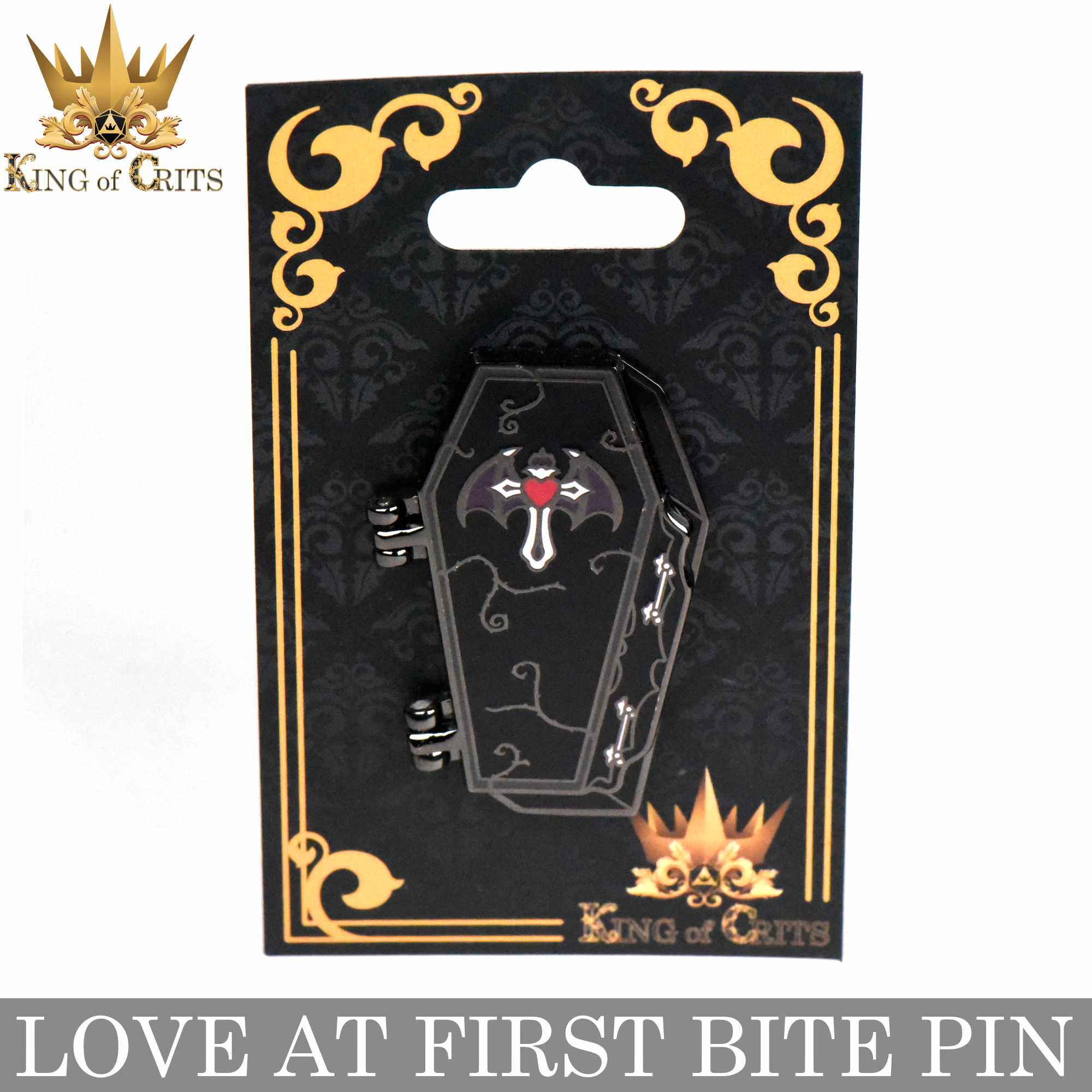 Love at first Bite Enamel Pin - Image 2