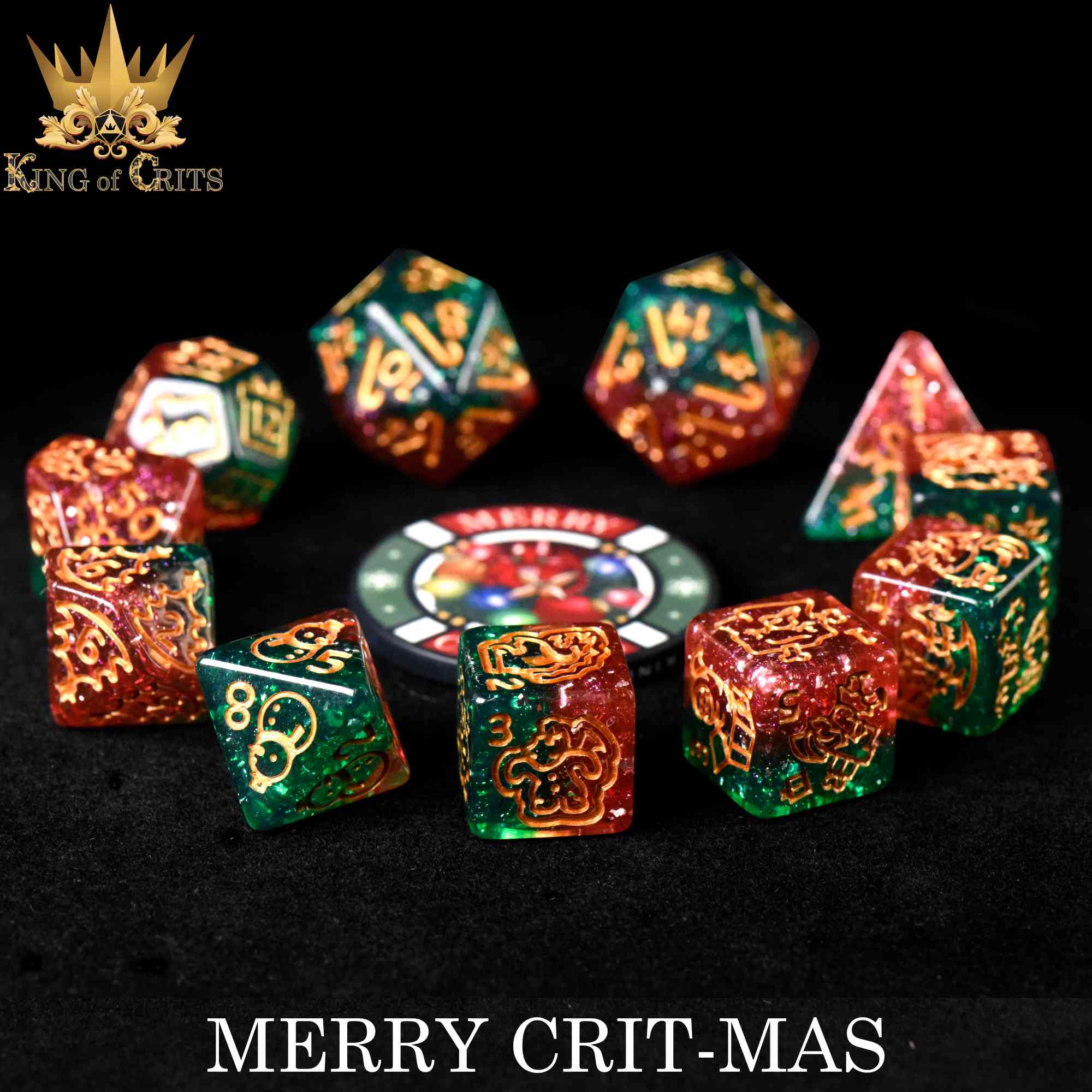Merry Crit-Mas 11 Dice Set - Image 3