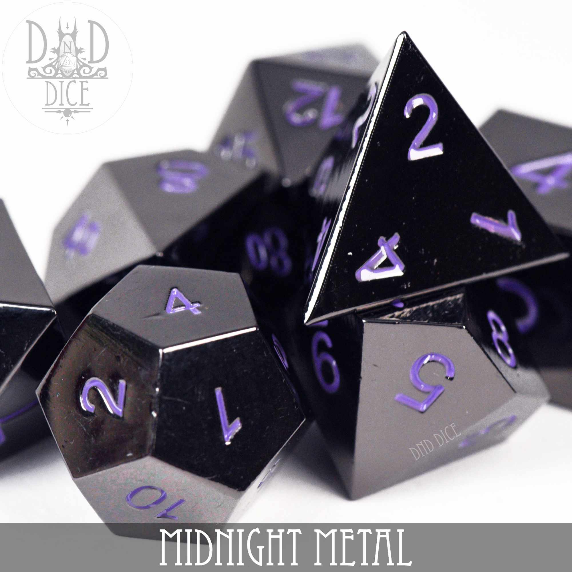 Midnight Metal Dice Set - Image 3