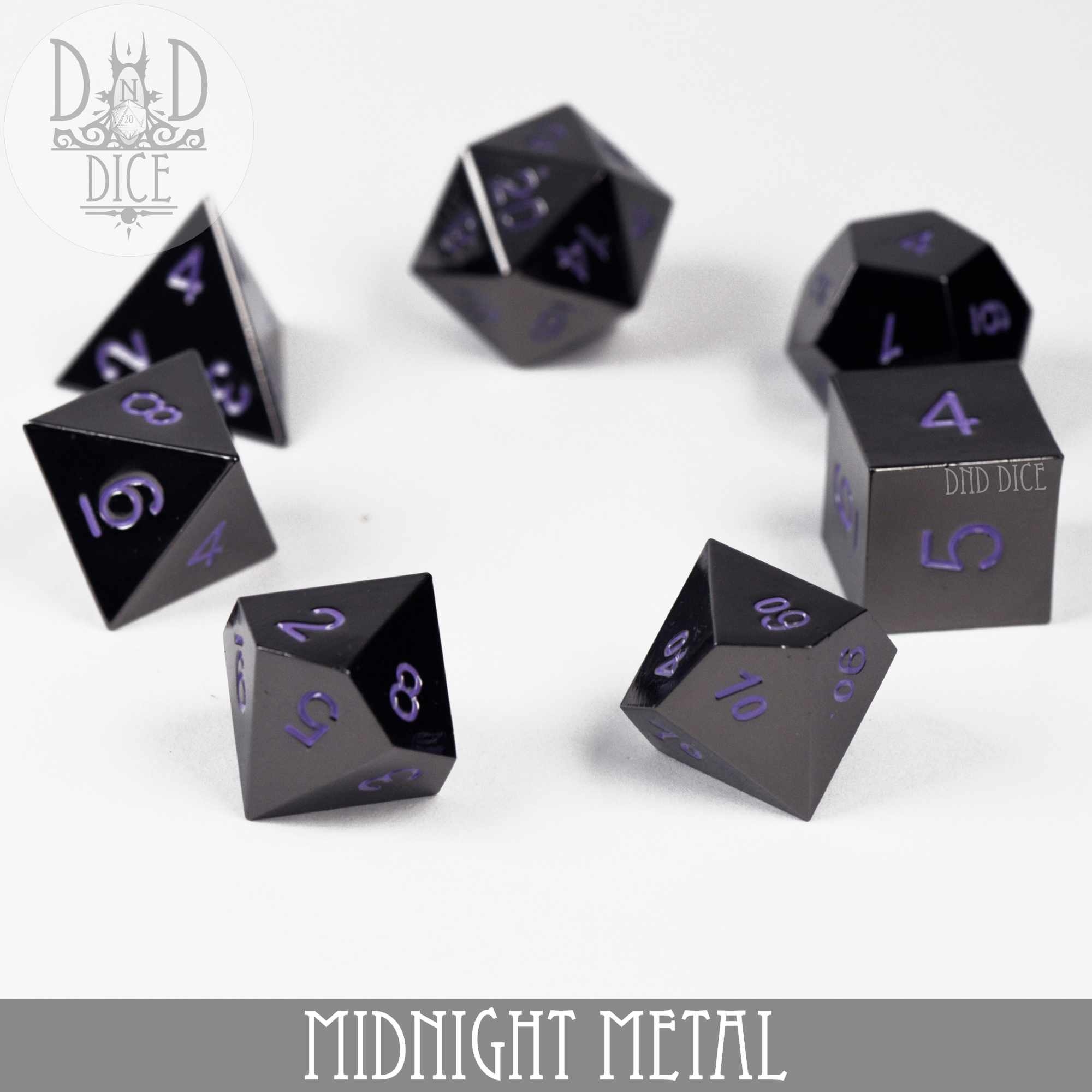 Midnight Metal Dice Set - Image 4