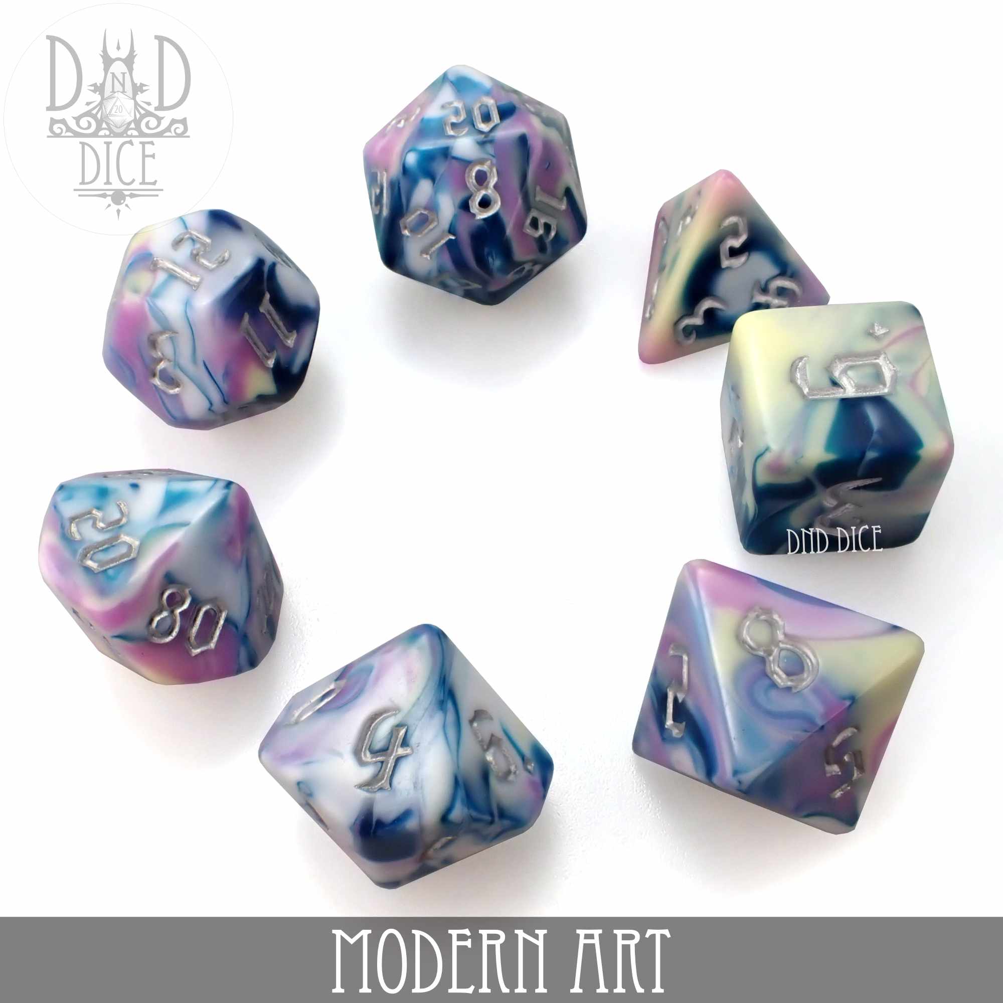 Modern Art Dice Set - Image 3