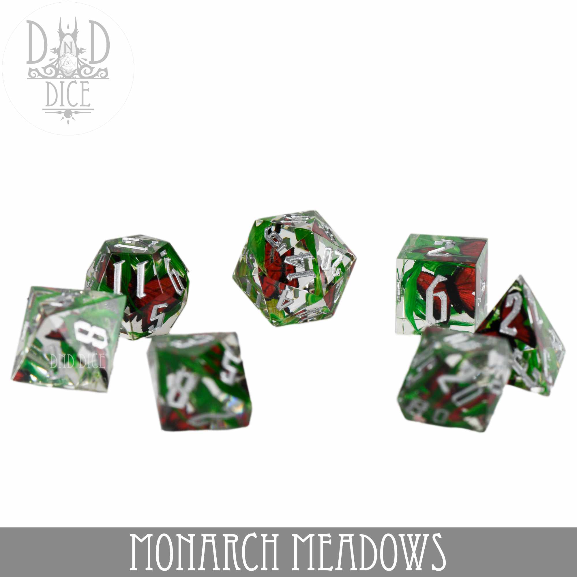 Monarch Meadows Handmade Dice Set - Image 3