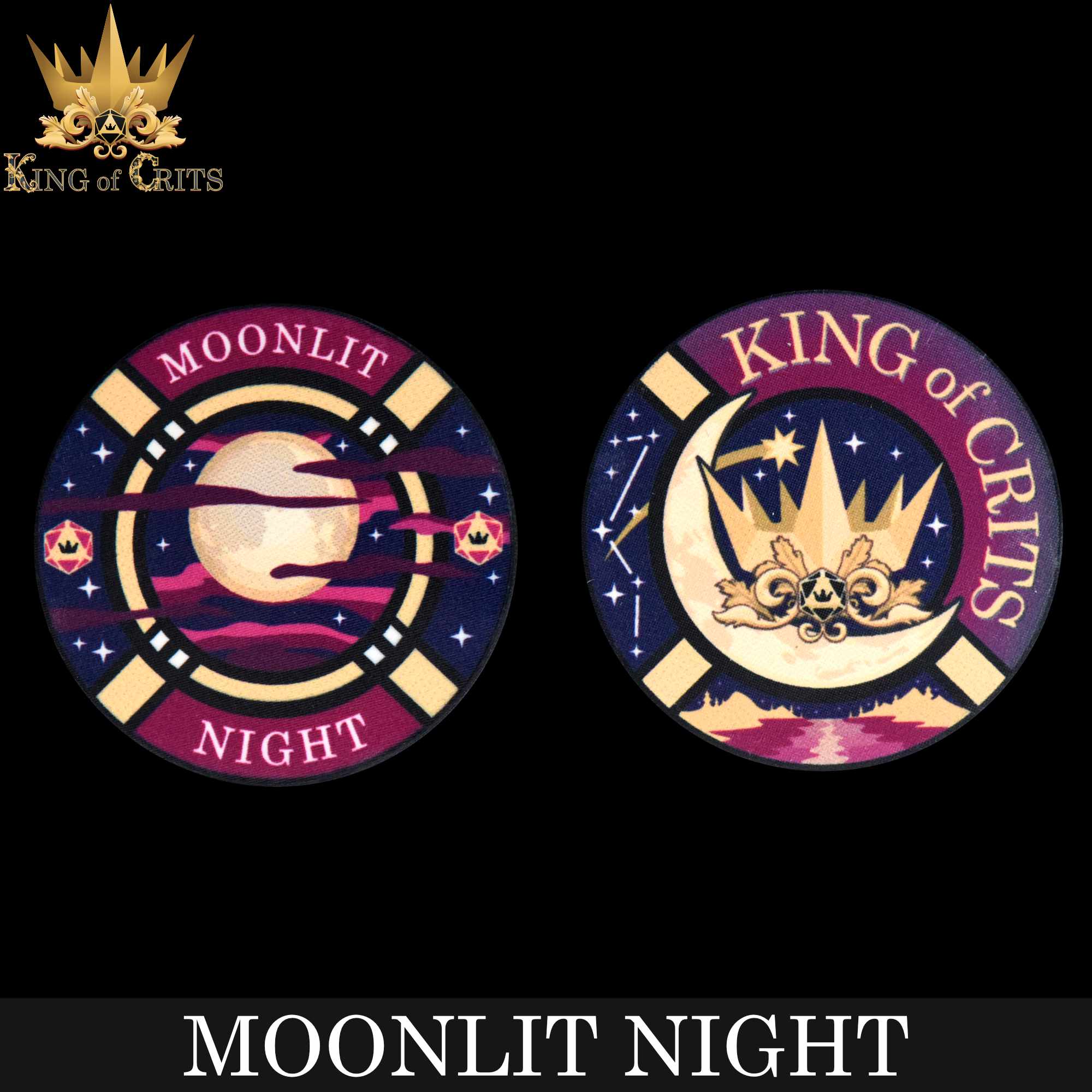Moonlit Night 12 Dice Set - Image 6