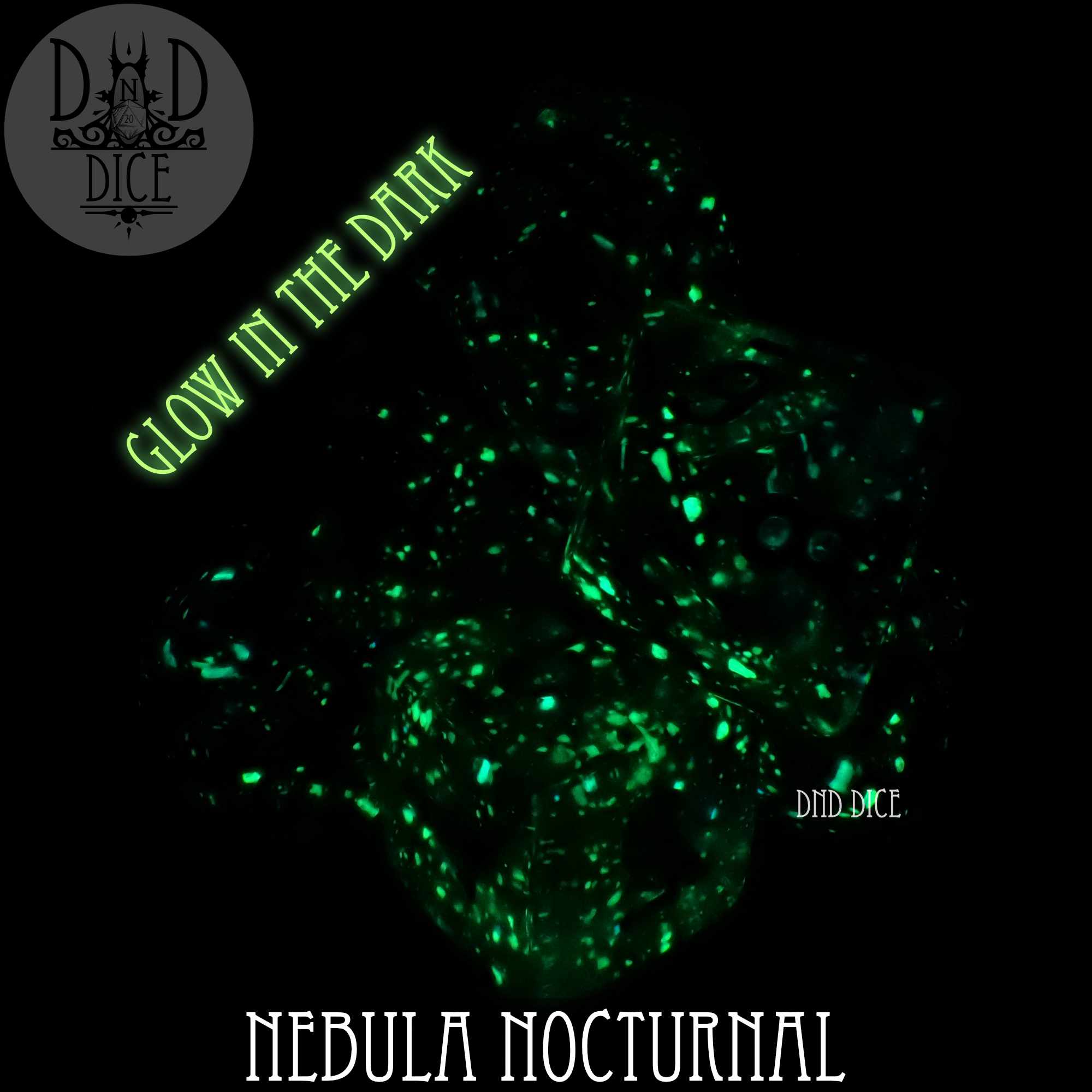 Nebula Nocturnal 7 or 11 Dice Set (Glow) - Image 6