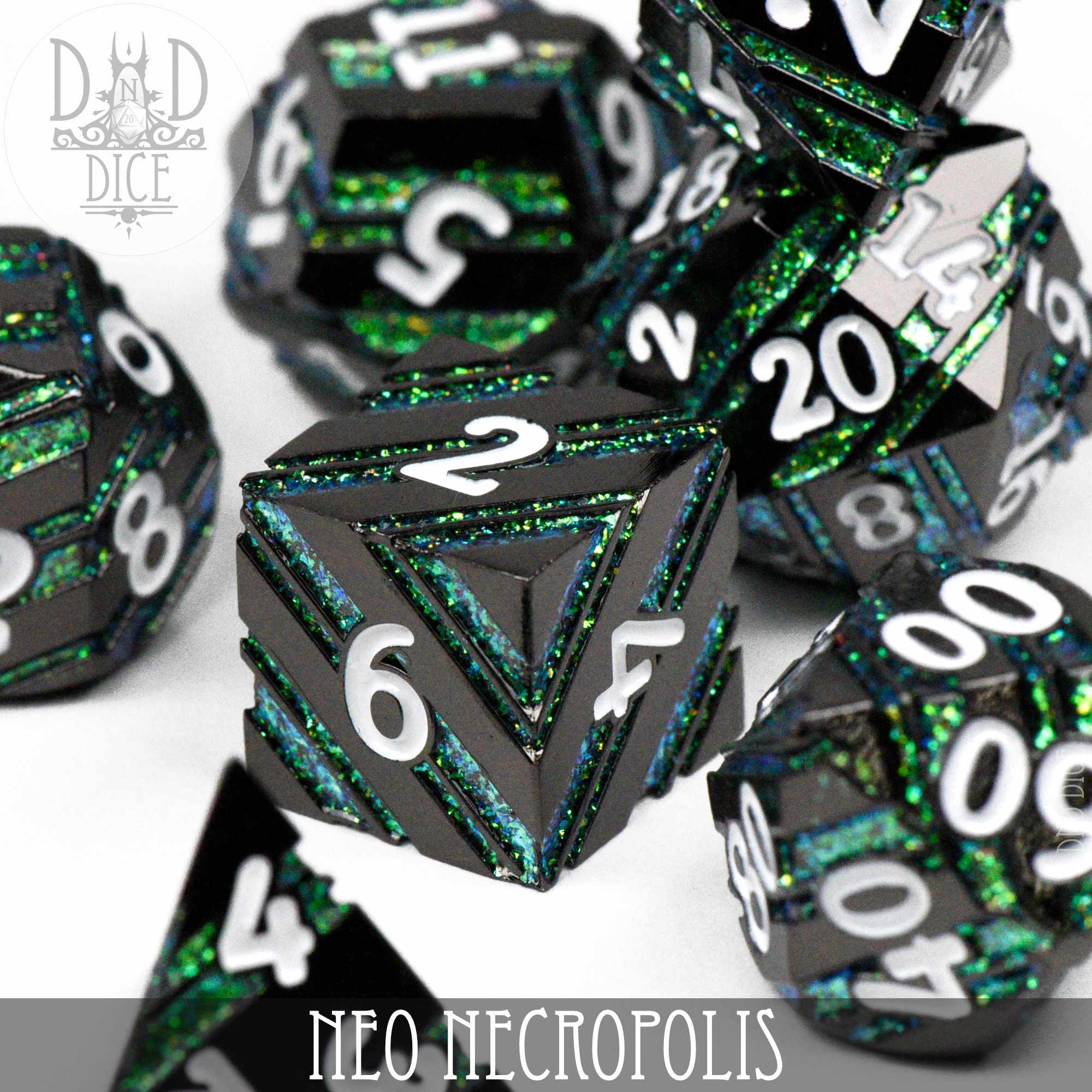 Neo Necropolis Metal Dice Set - Image 2