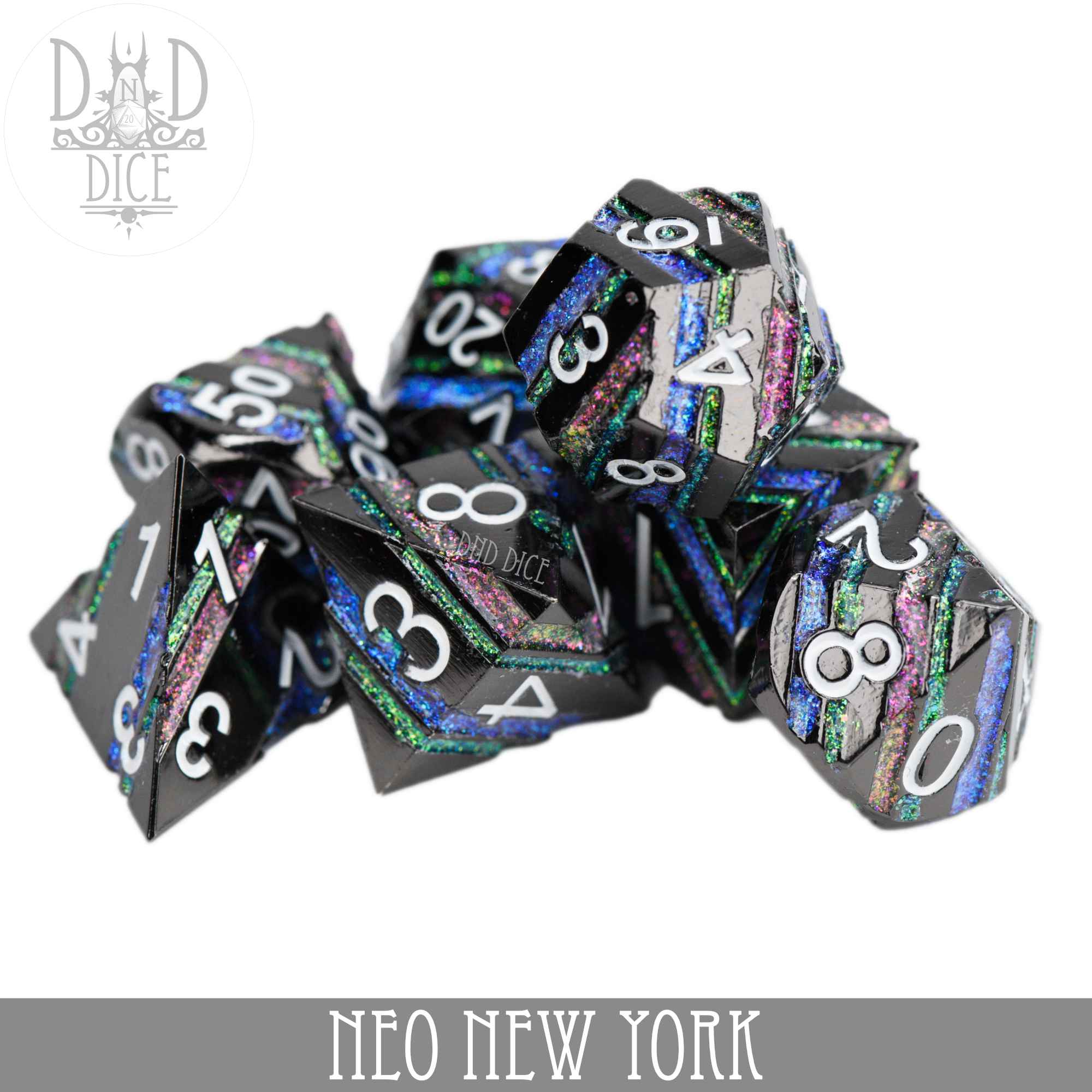 Neo New York Metal Dice Set - Image 2