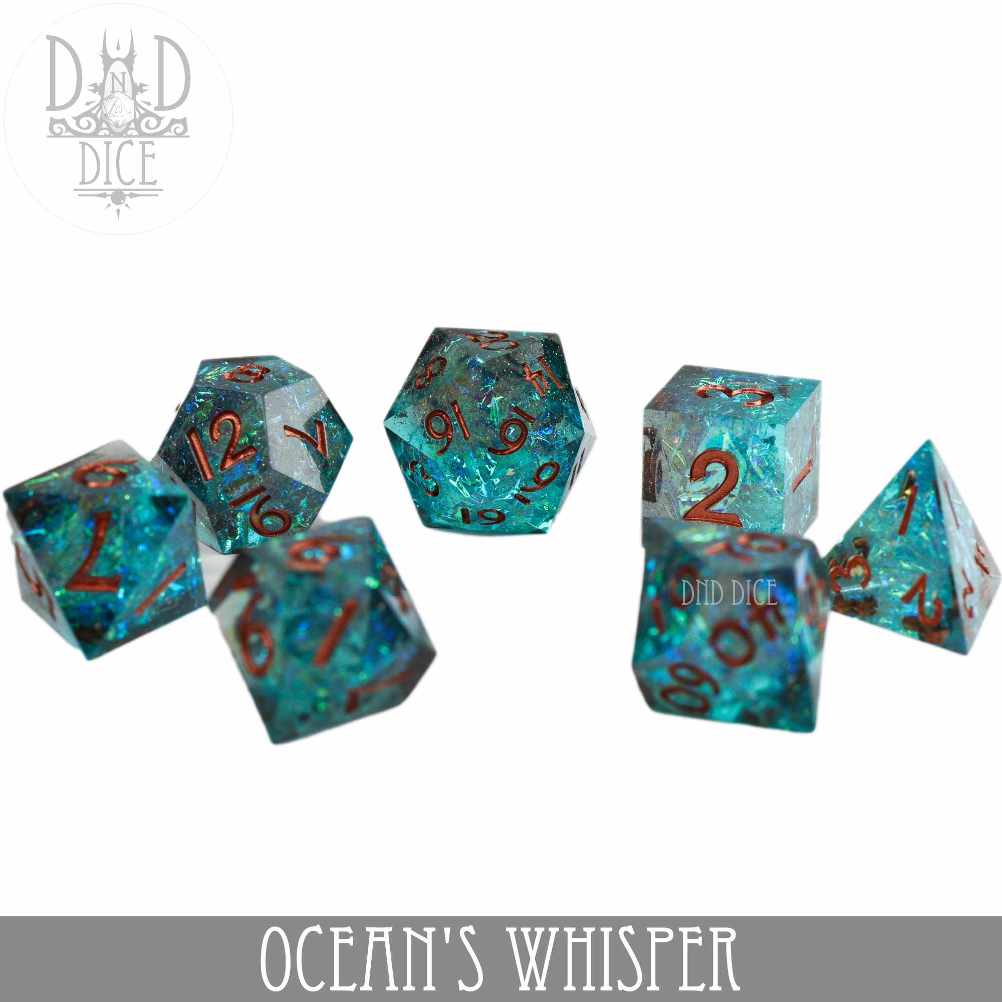 Ocean's Whisper Handmade Dice Set - Image 3