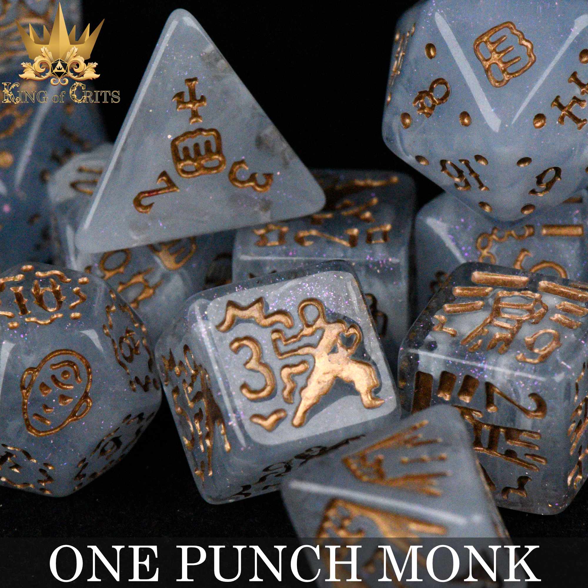 One Punch Monk 11 Dice Set - Image 4