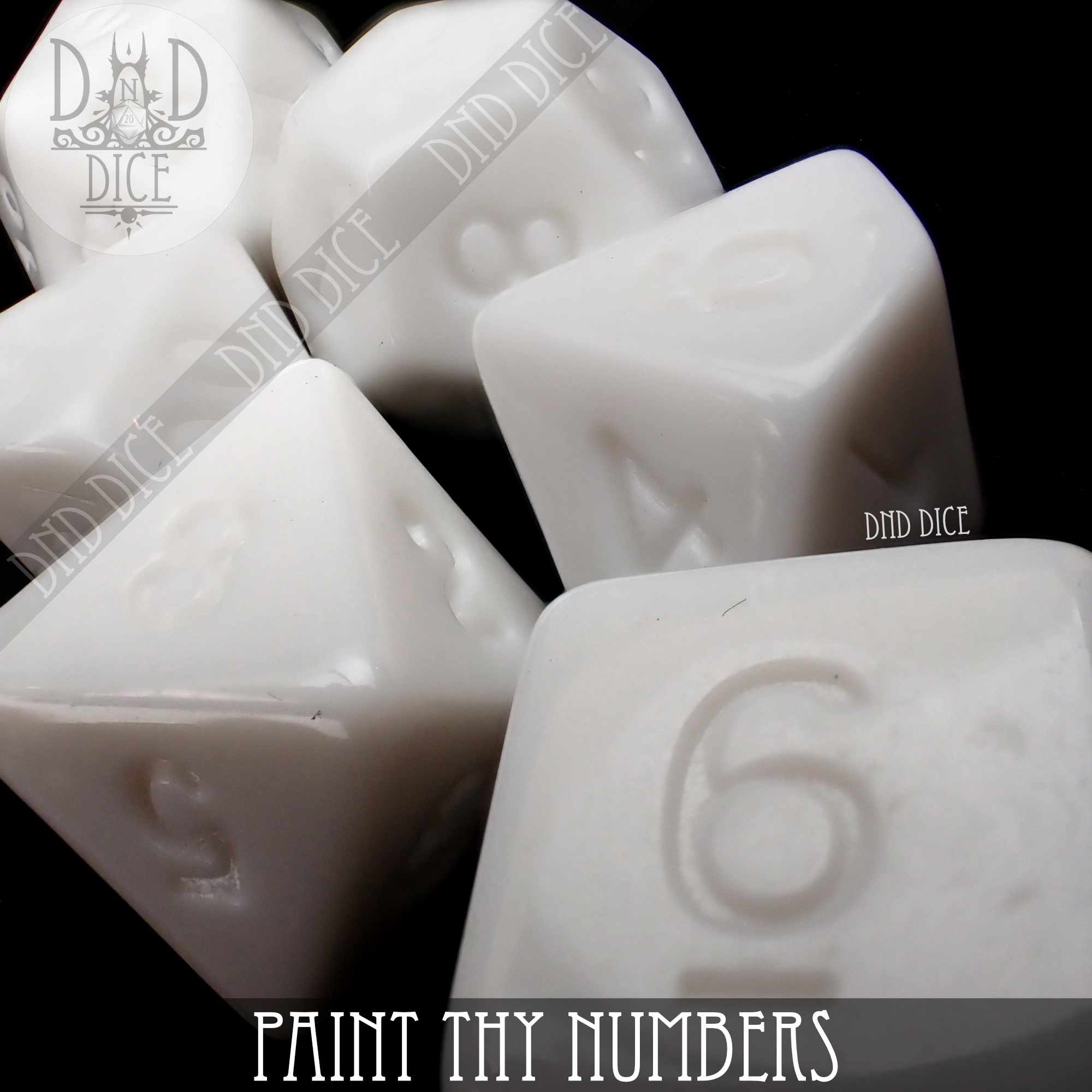Paint Thy Numbers Dice Set - Image 2