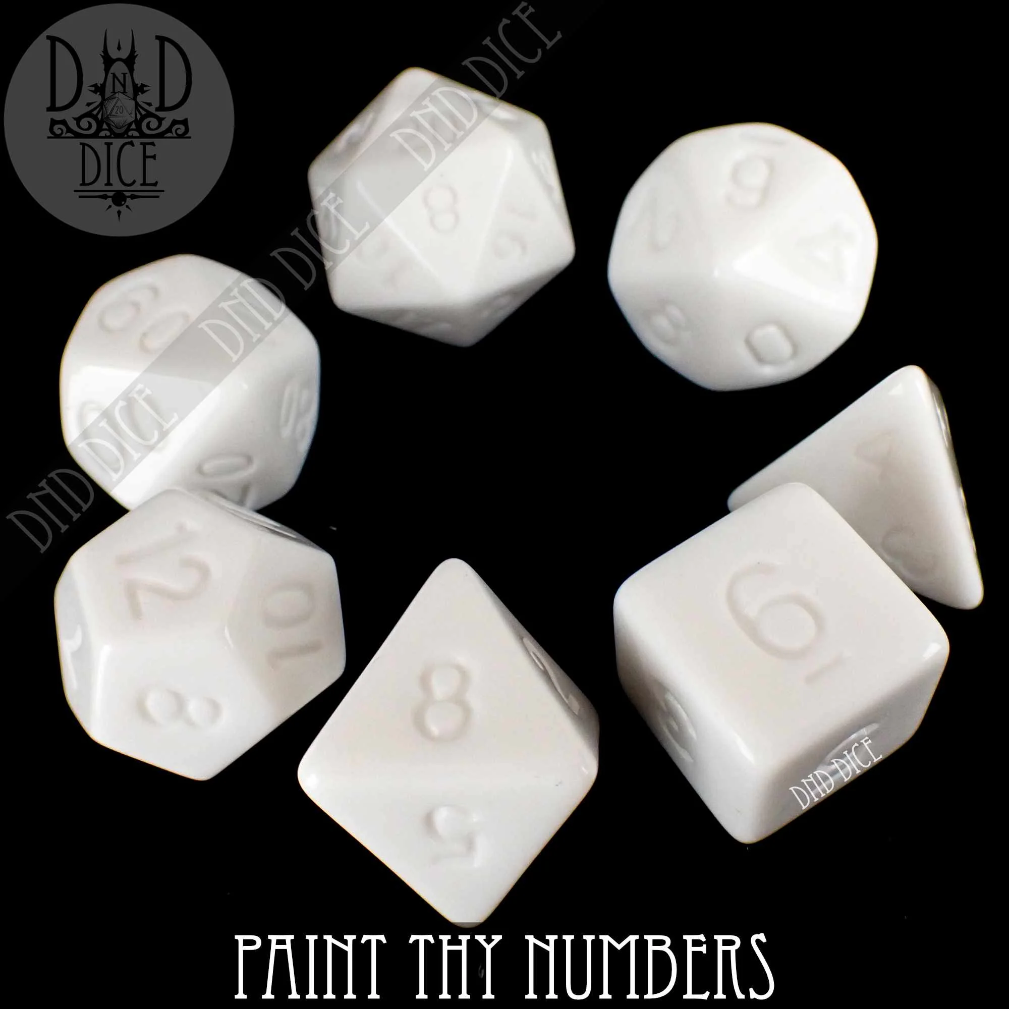 Paint Thy Numbers Dice Set - Image 3
