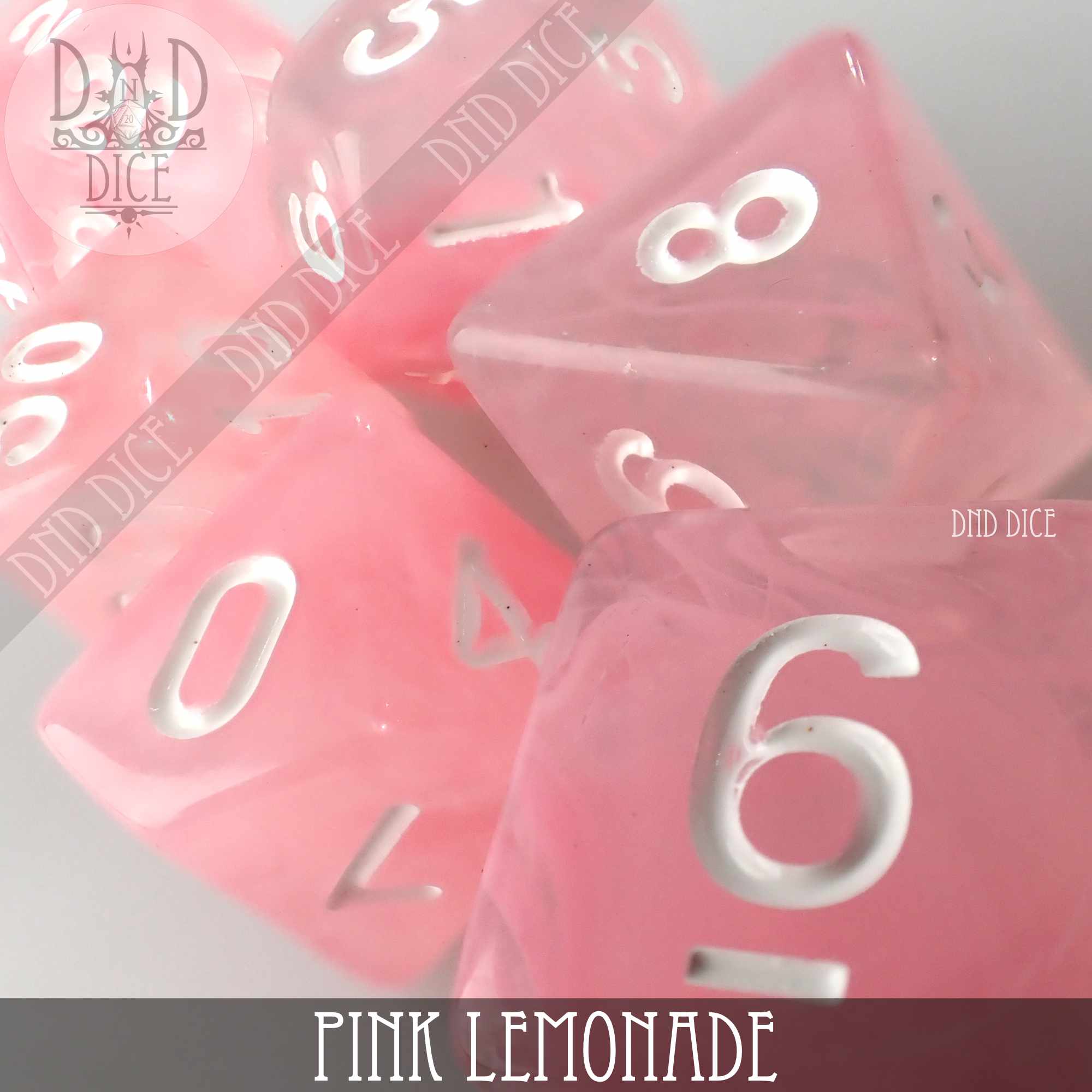 Pink Lemonade Dice Set - Image 2