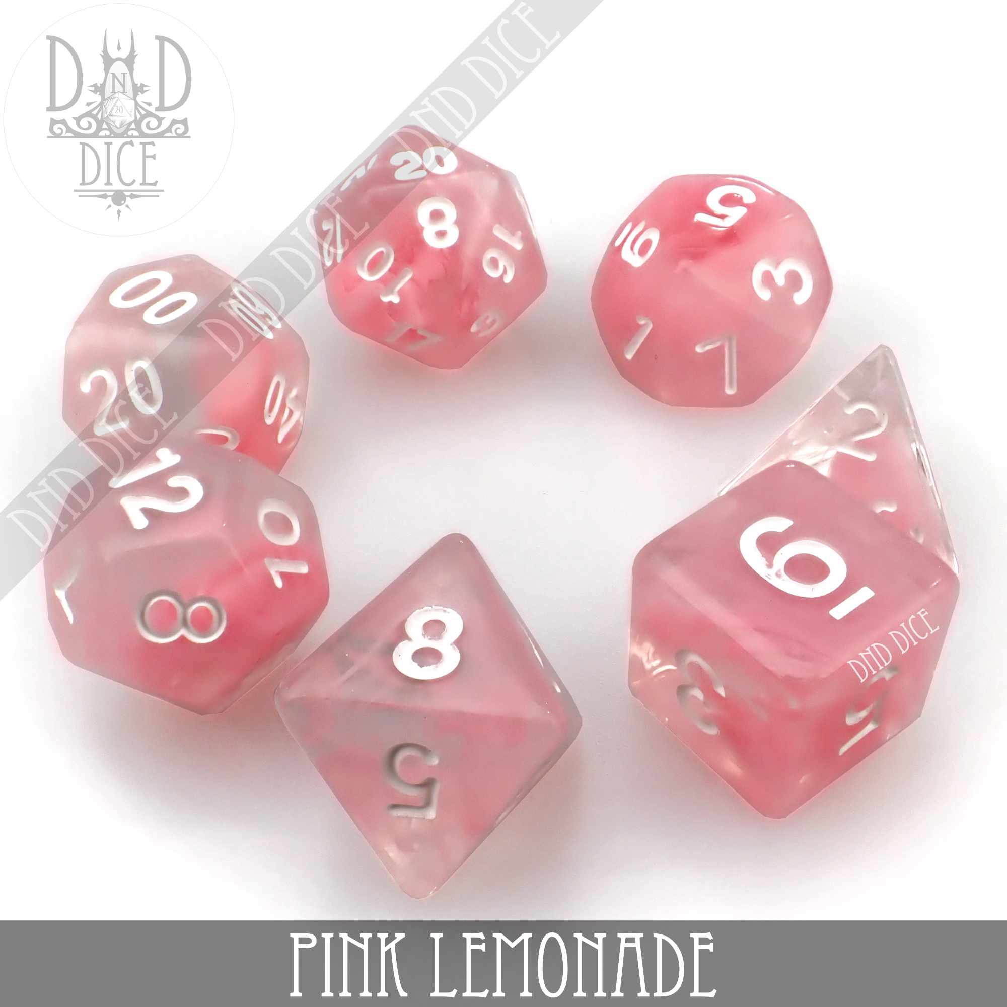 Pink Lemonade Dice Set - Image 3