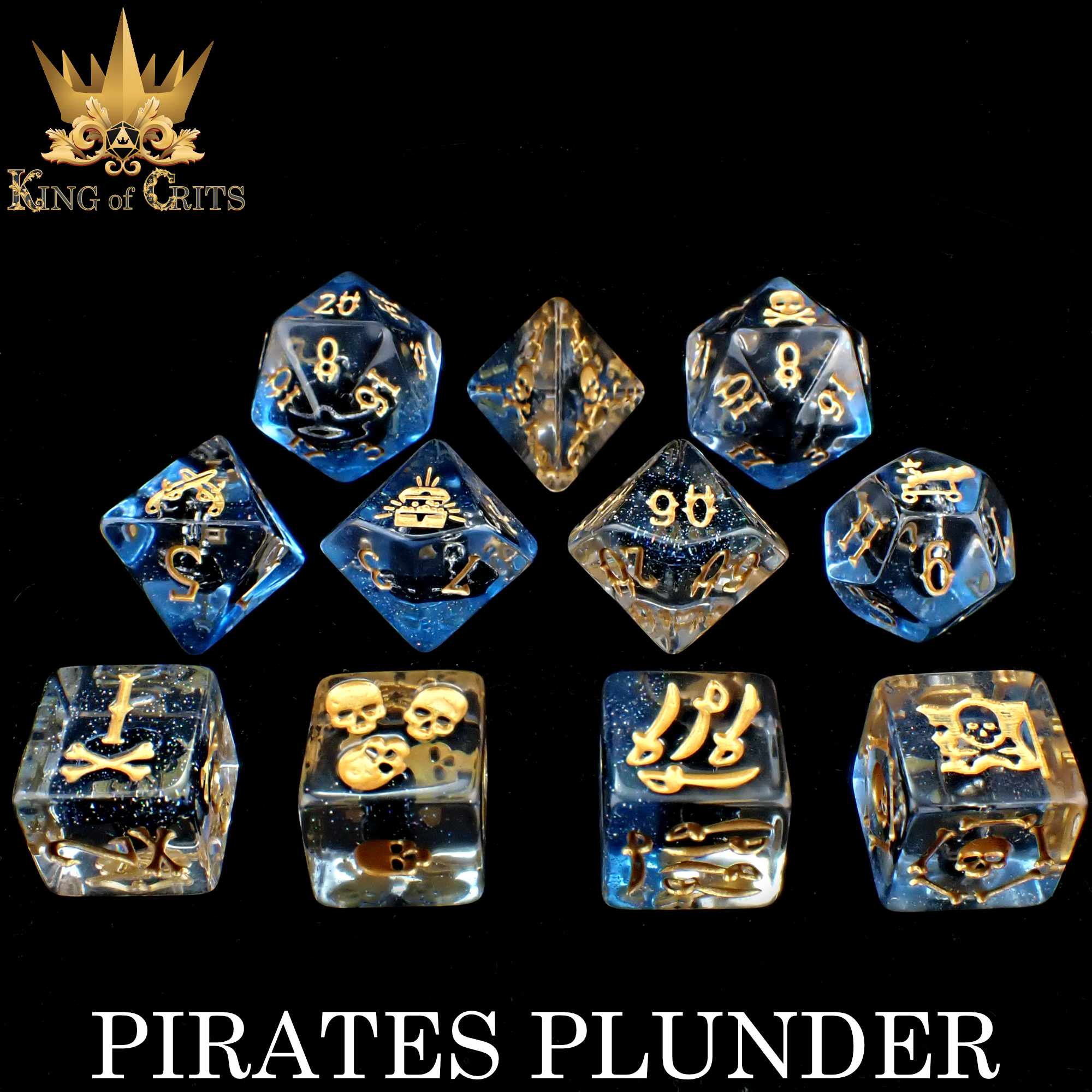Pirates Plunder 11 Dice Set - Image 2