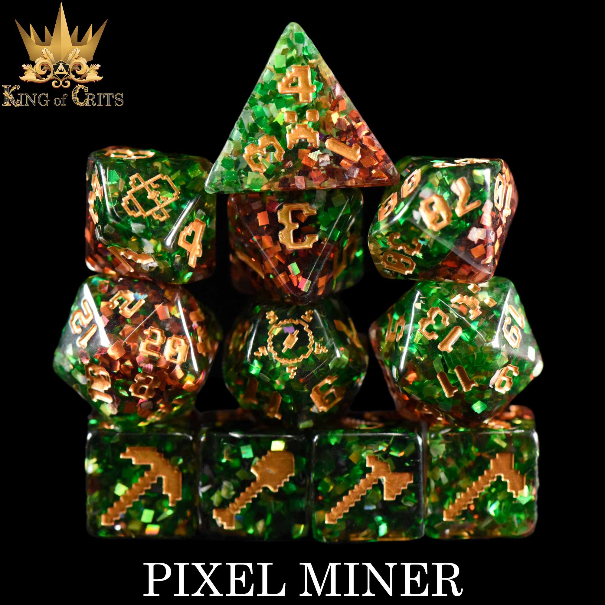Pixel Miner 11 Dice Set - Image 2