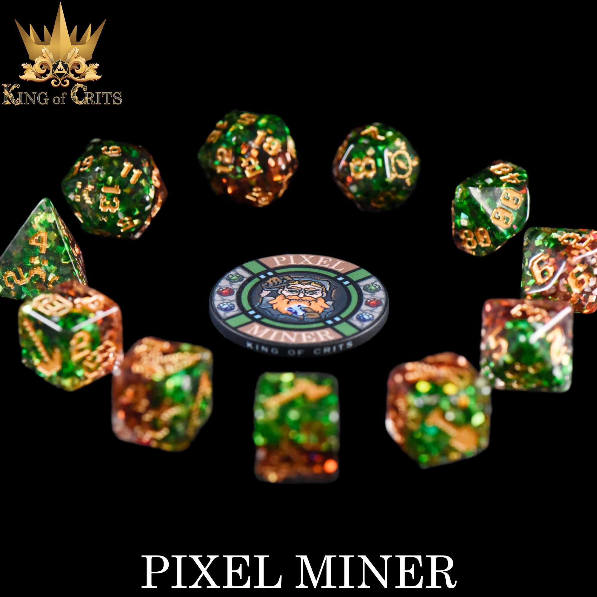 Pixel Miner 11 Dice Set - Image 3