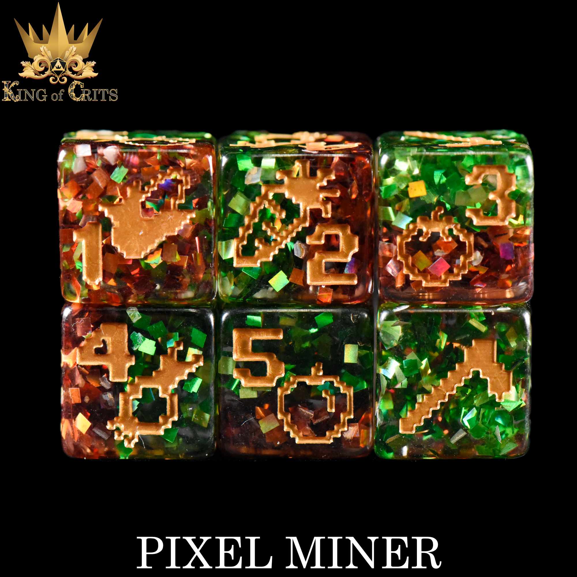 Pixel Miner 11 Dice Set - Image 4