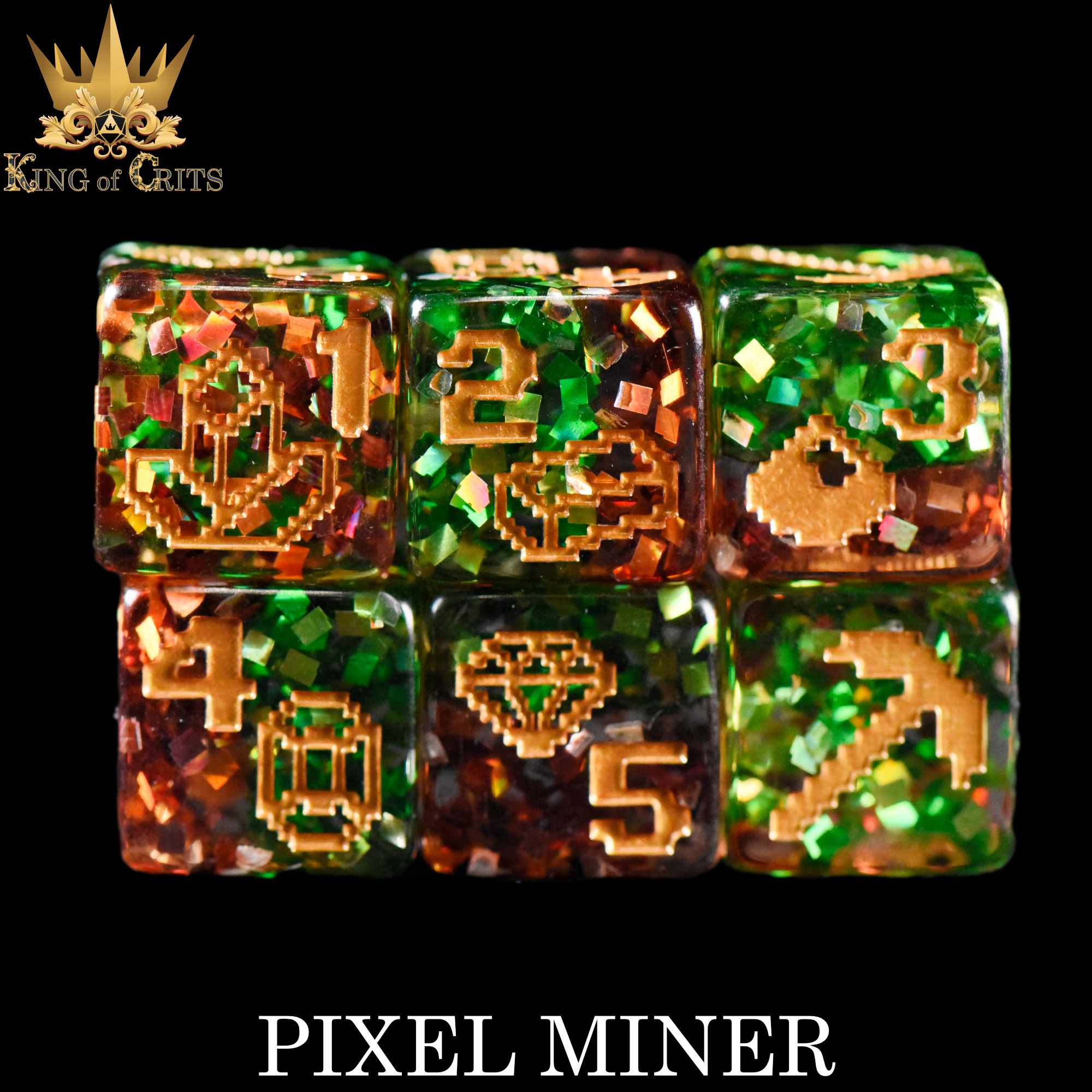 Pixel Miner 11 Dice Set - Image 5