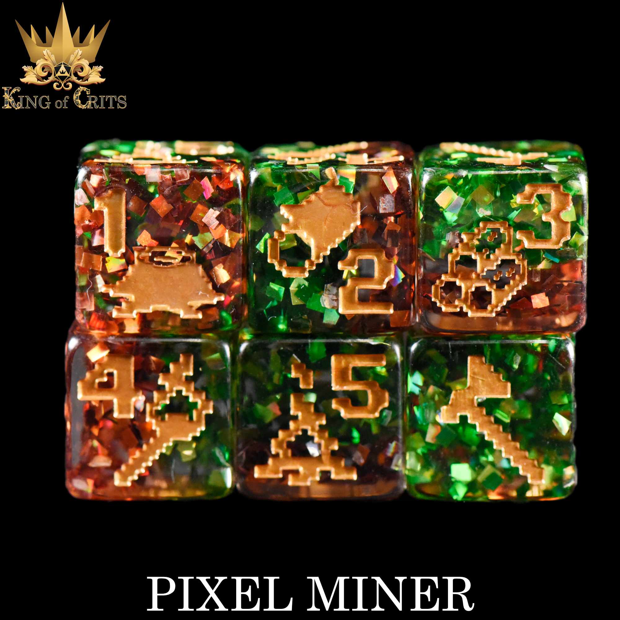 Pixel Miner 11 Dice Set - Image 6