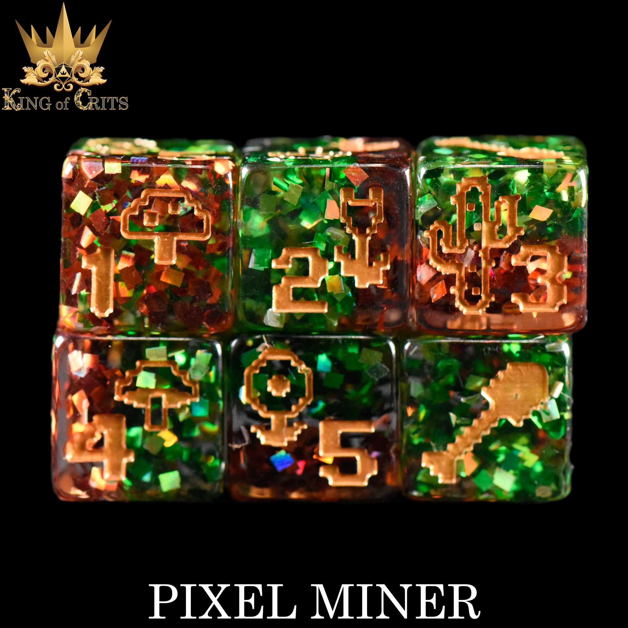 Pixel Miner 11 Dice Set - Image 7
