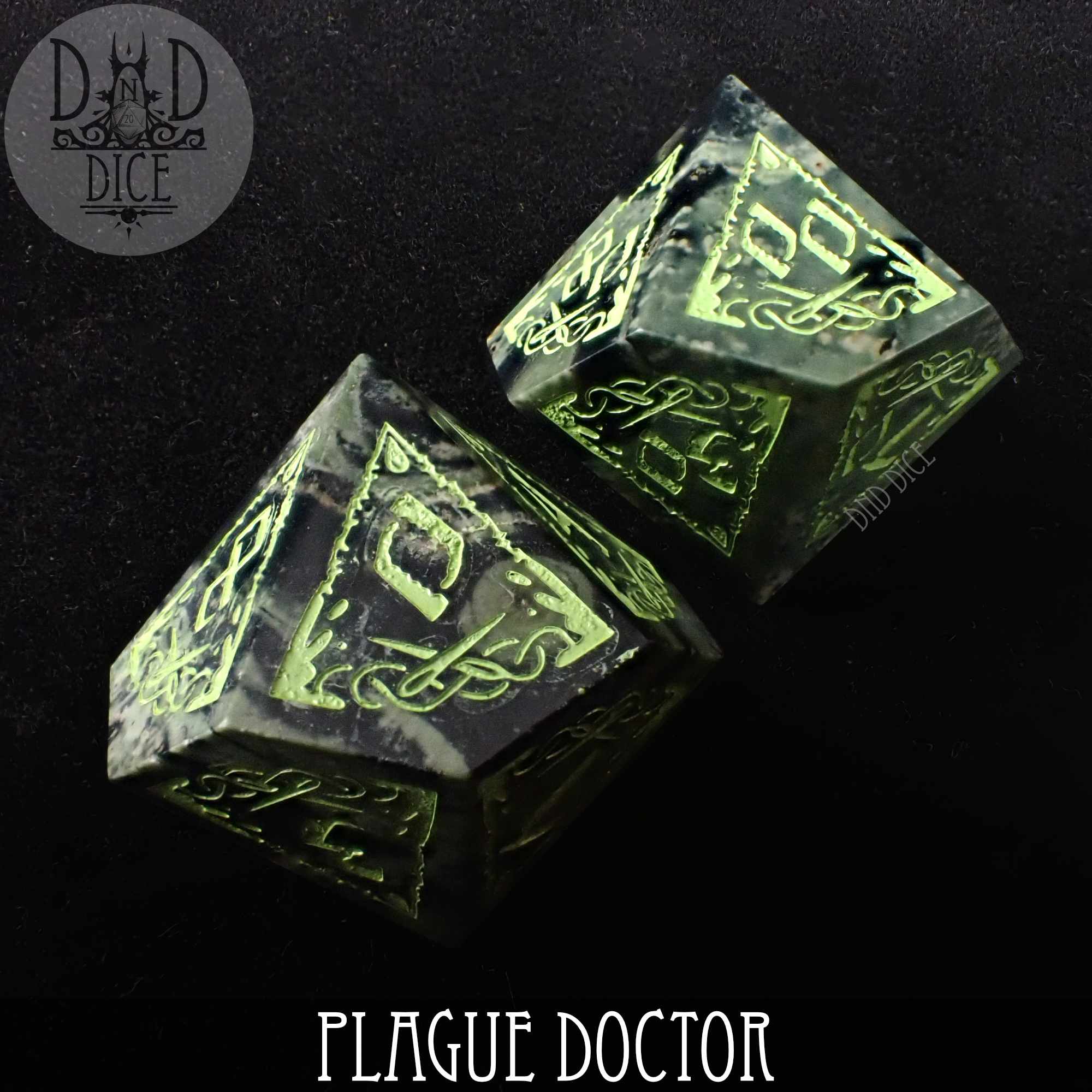 Plague Doctor Gemstone Dice Set (Gift Box) - Image 6