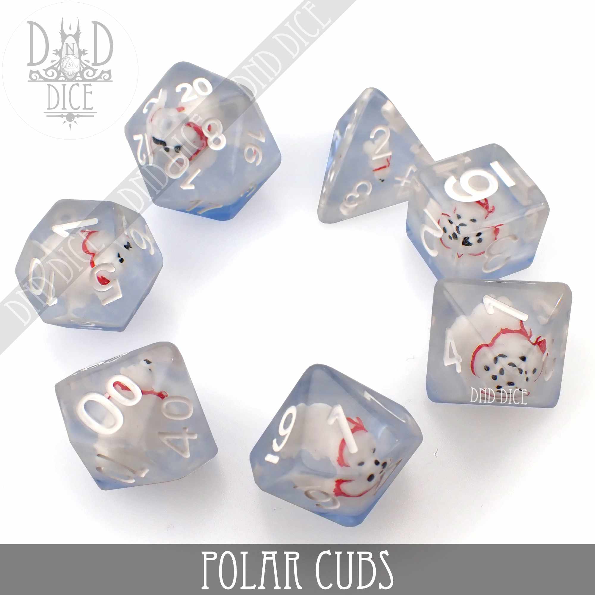 Polar Cubs Dice Set - Image 3
