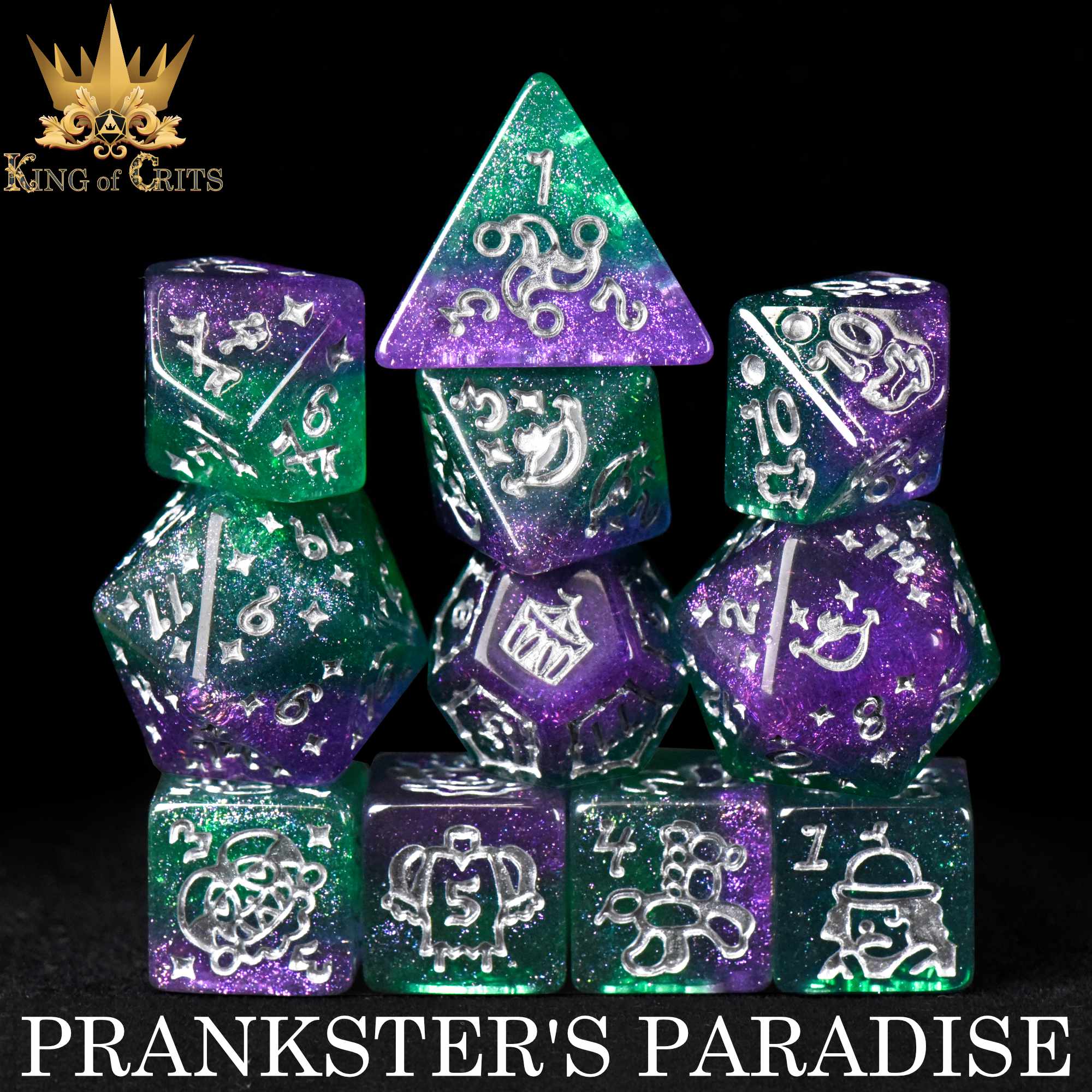 Prankster's Paradise 11 Dice Set - Image 2