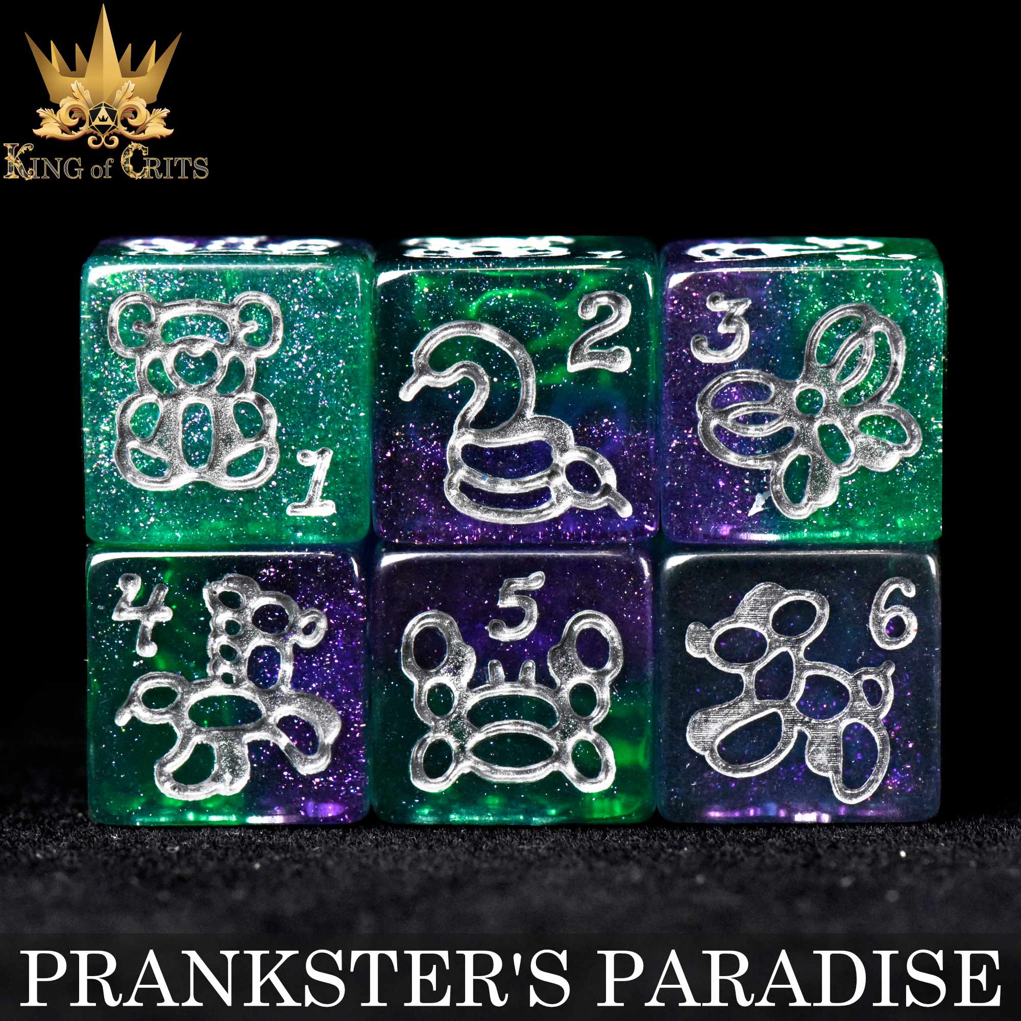 Prankster's Paradise 11 Dice Set - Image 4